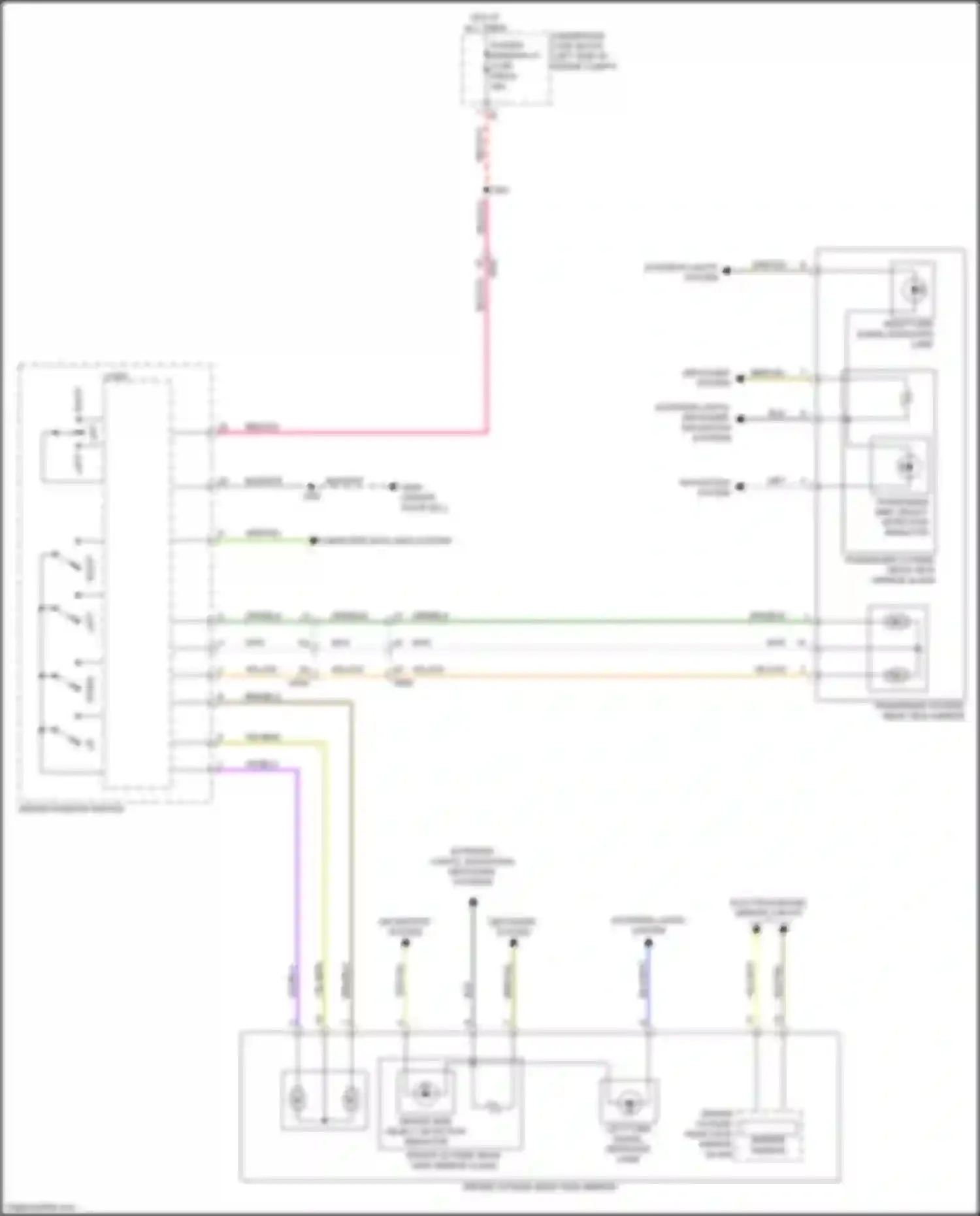 Wiring diagram right turn signal repeater lamp for Buick Envista I (2022-2024) (2 of 2)