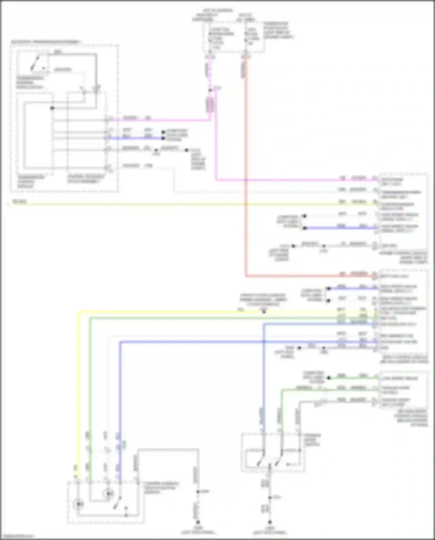 Wiring diagram transmission park/ neutral sig 1 for Buick Envista I (2022-2024) (1 of 1)