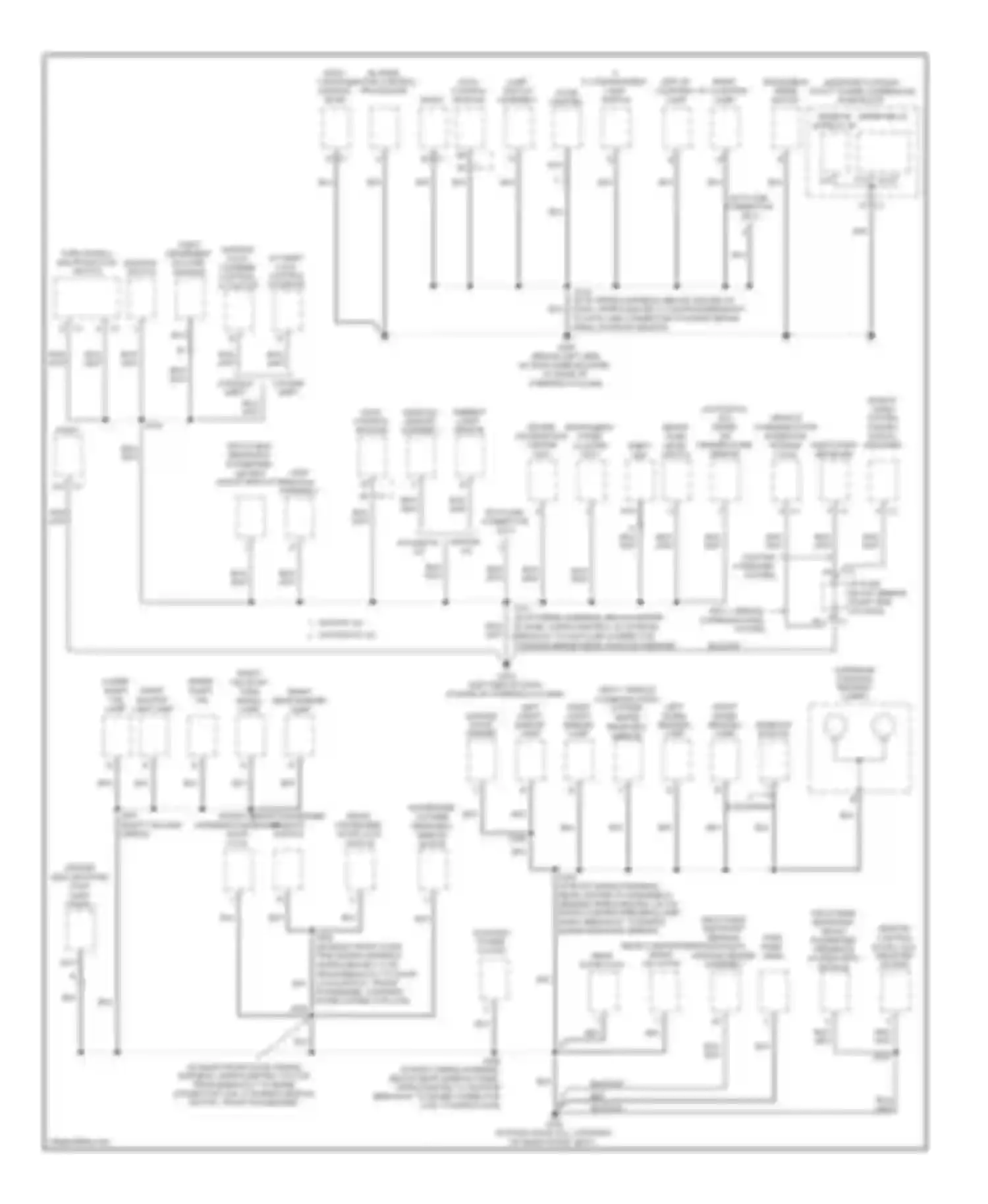 LaCrosse Buick I (2004-2009): Ground distribution circuit (3 of 3)
