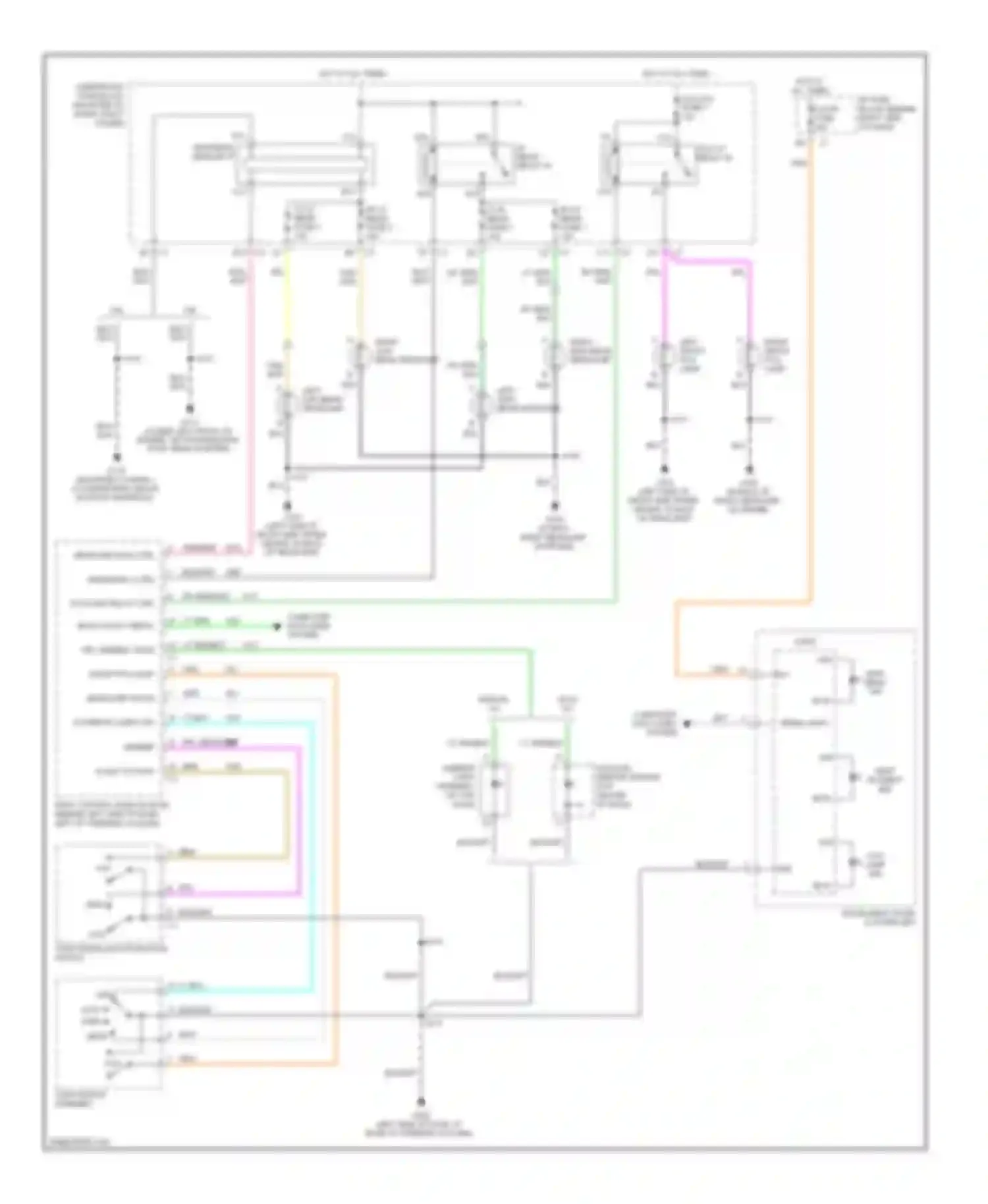 LaCrosse Buick I (2004-2009): Headlights circuit