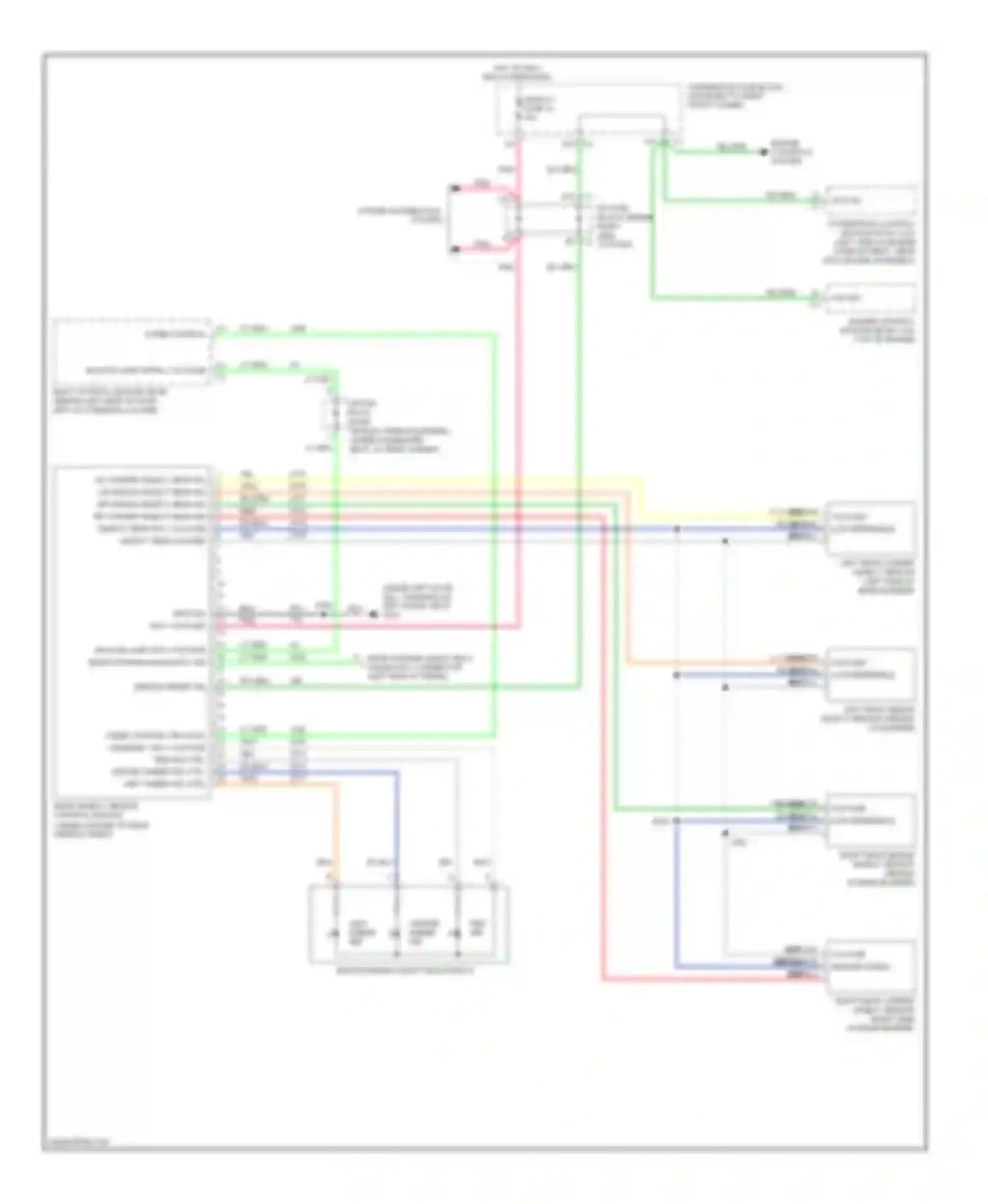LaCrosse Buick I (2004-2009): Parking assistant circuit