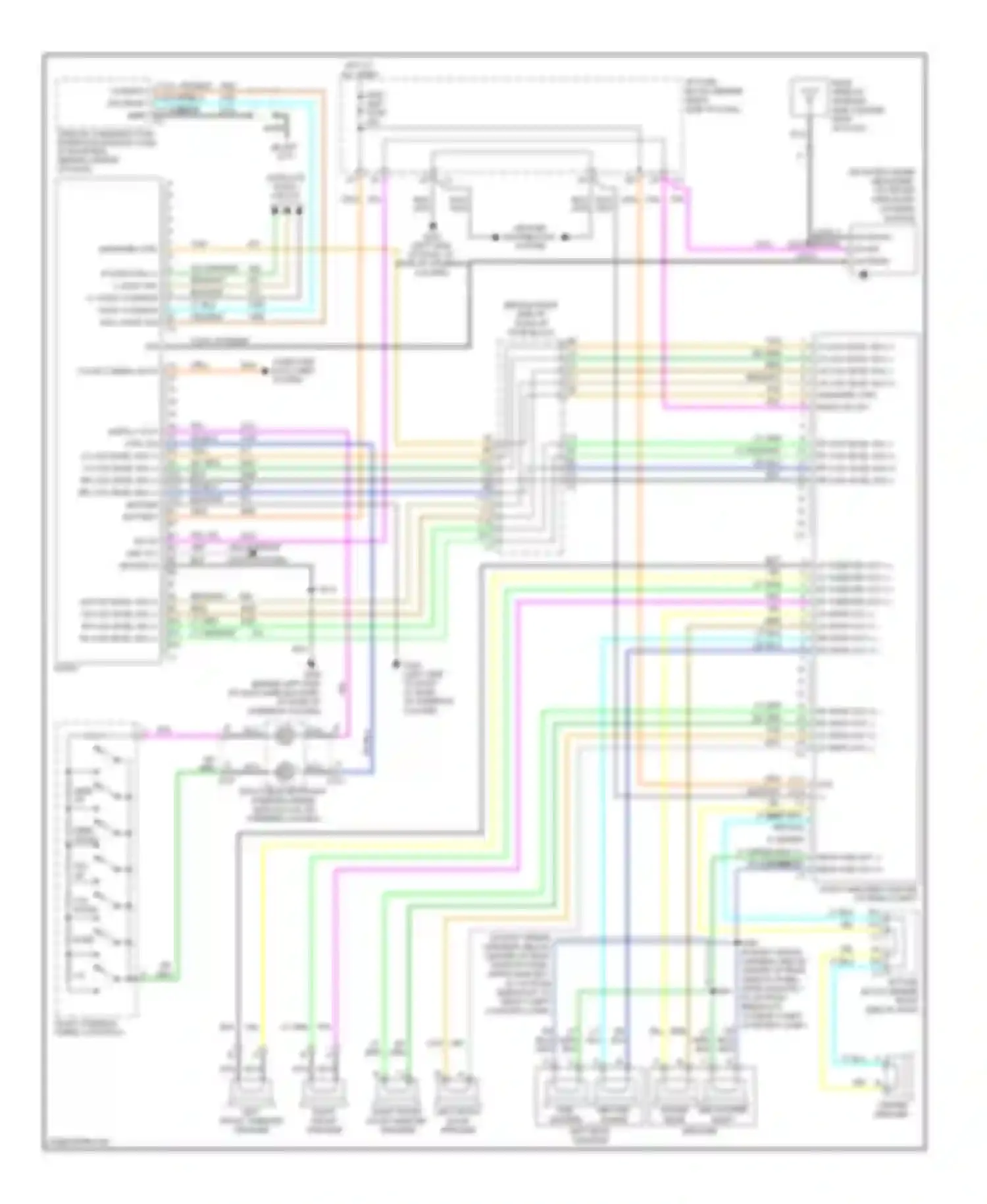 LaCrosse Buick I (2004-2009): Radio circuit, with amplifier