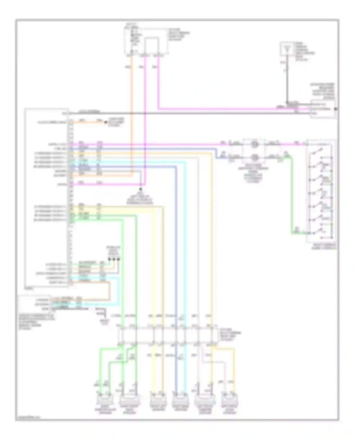 LaCrosse Buick I (2004-2009): Radio circuit, without amplifier
