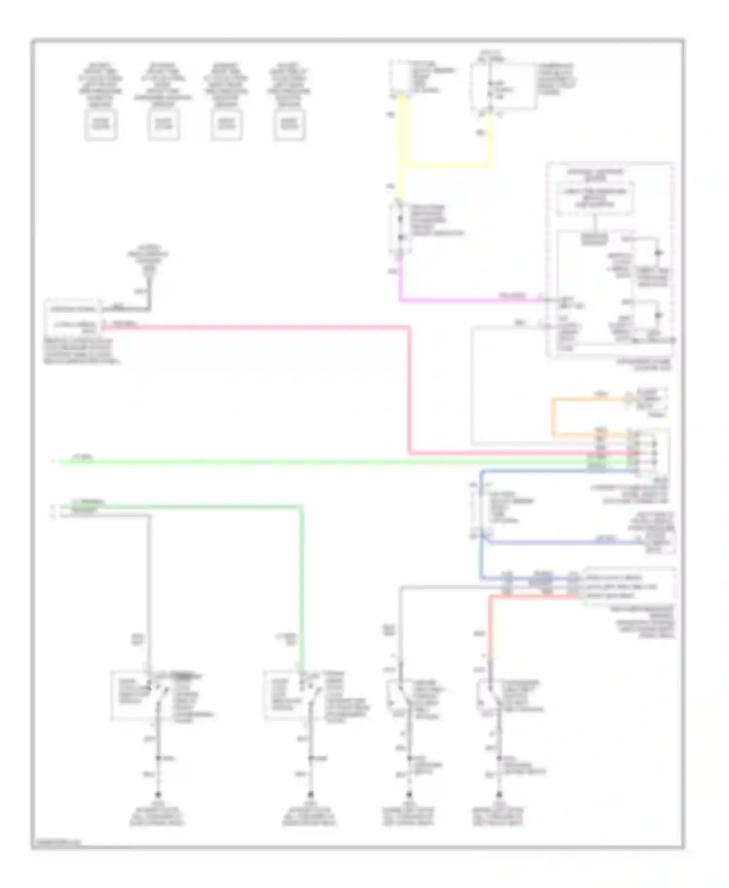 LaCrosse Buick I (2004-2009): Warning systems circuit (2 of 2)