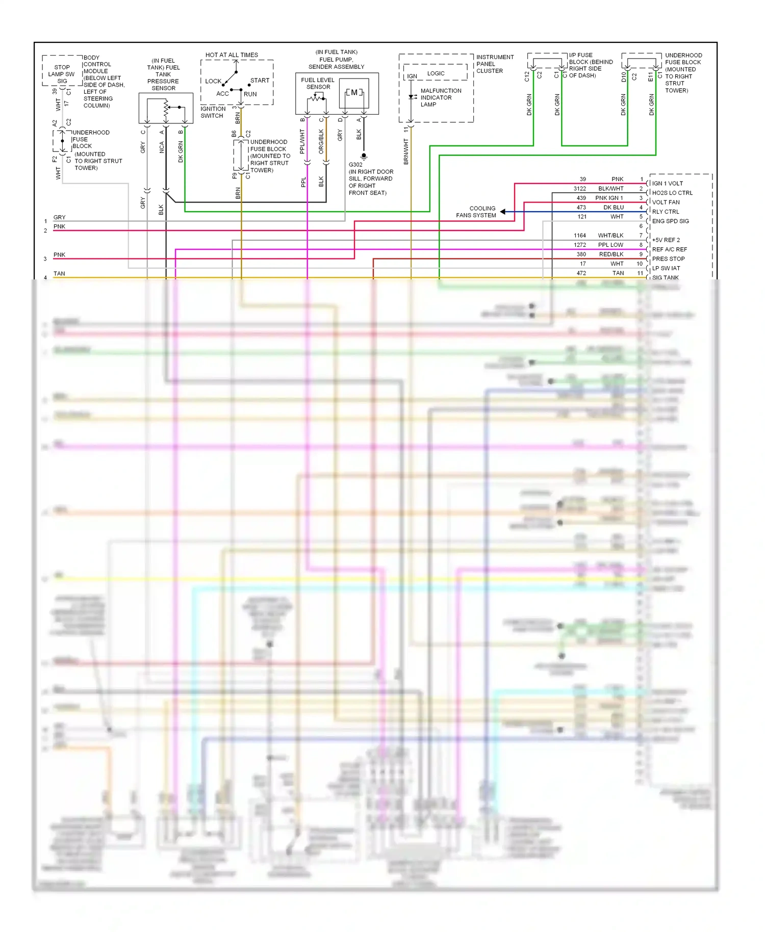 Buick LaCrosse I (2004-2009) brn wiring diagram  (15 of 36)
