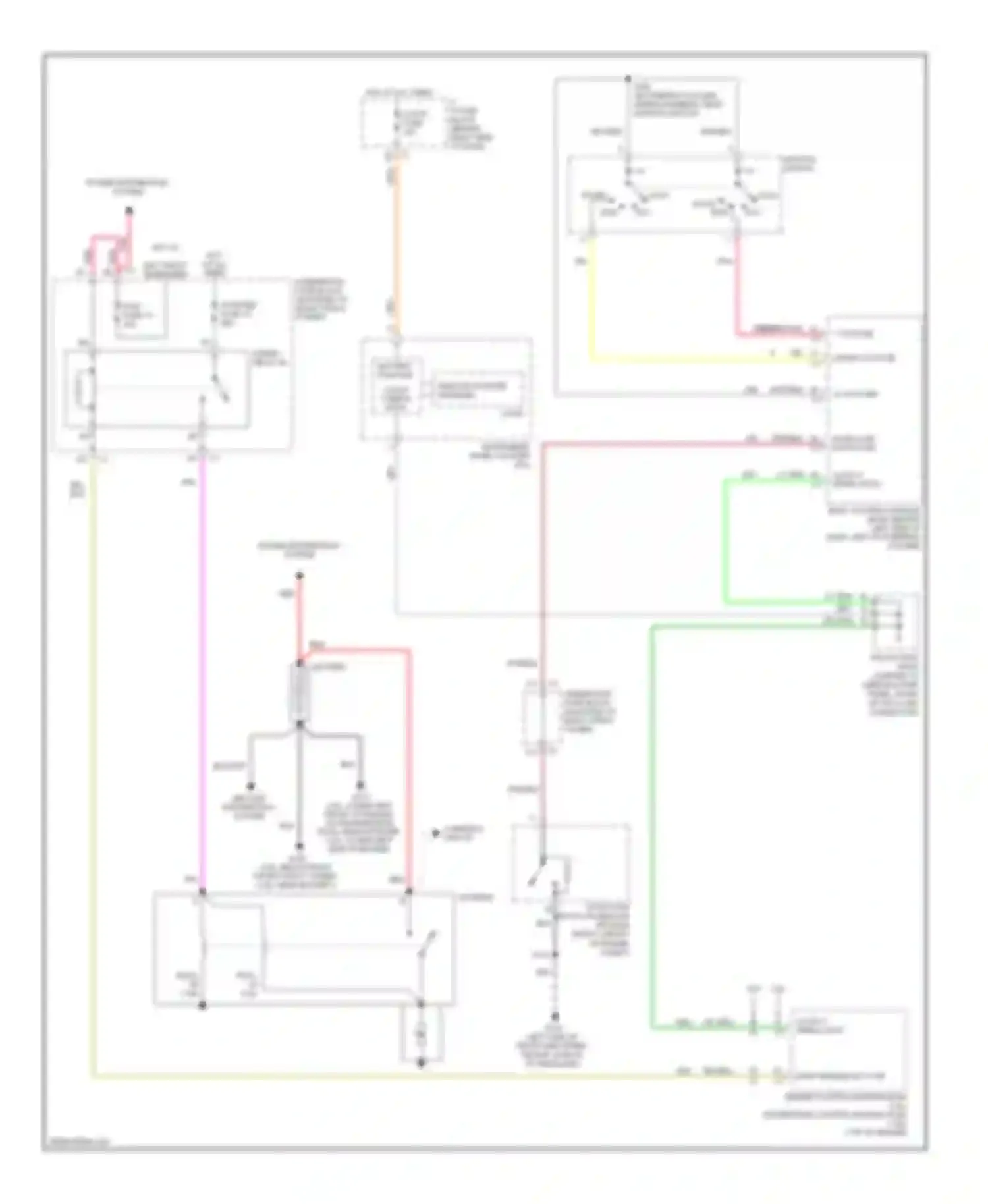 Wiring diagram crank voltage for Buick LaCrosse I (2004-2009) (2 of 2)