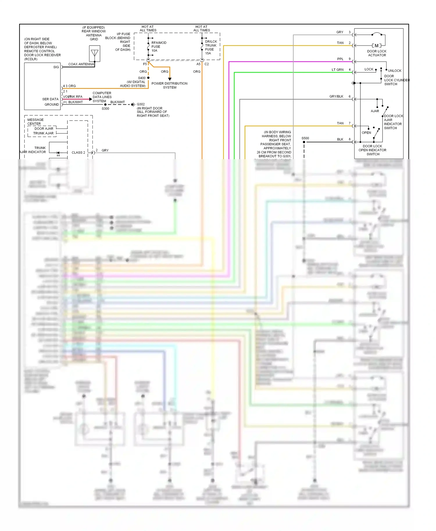 Buick LaCrosse I (2004-2009) dk blu wiring diagram  (10 of 38)