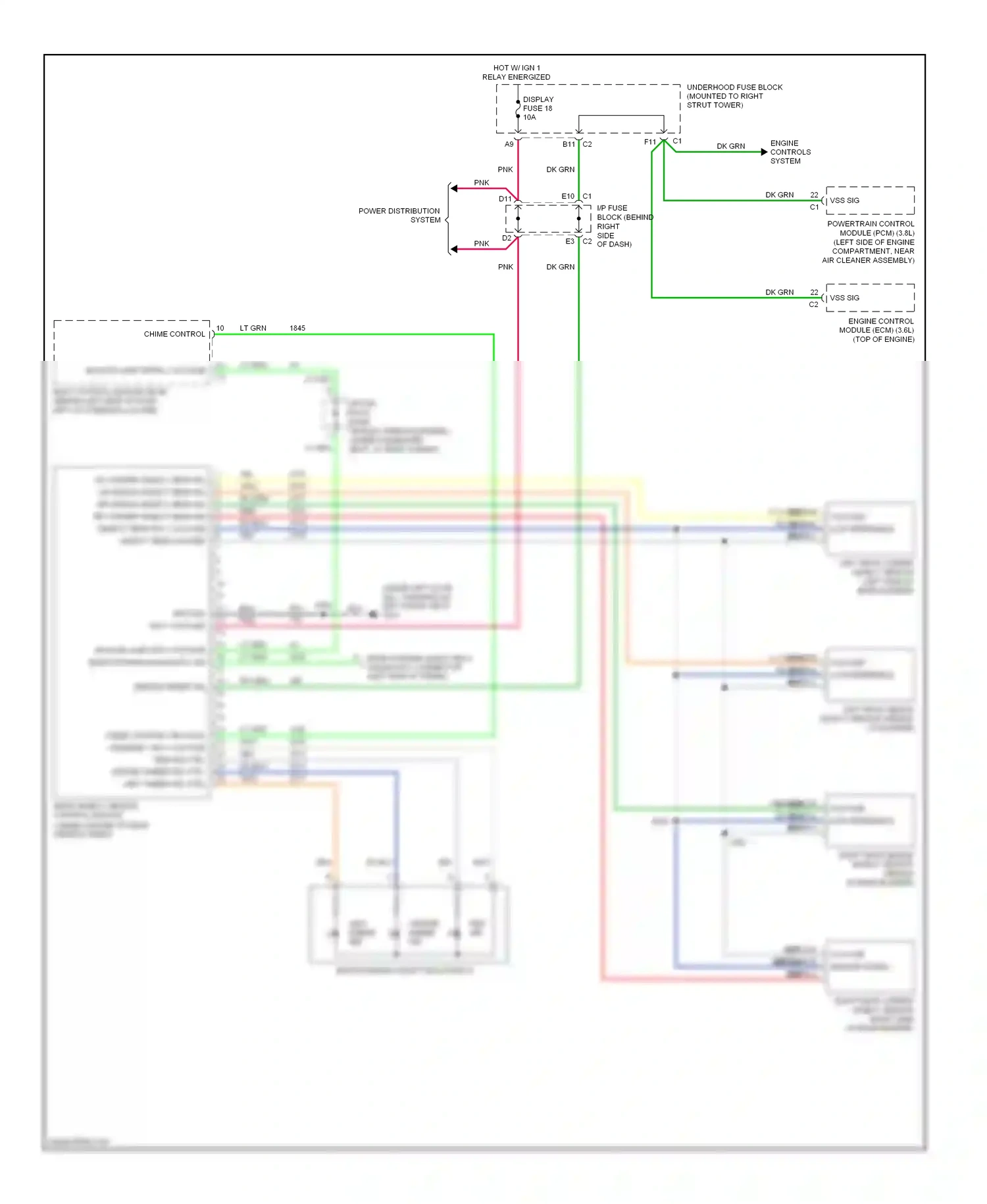 Buick LaCrosse I (2004-2009) dk blu wiring diagram  (25 of 38)