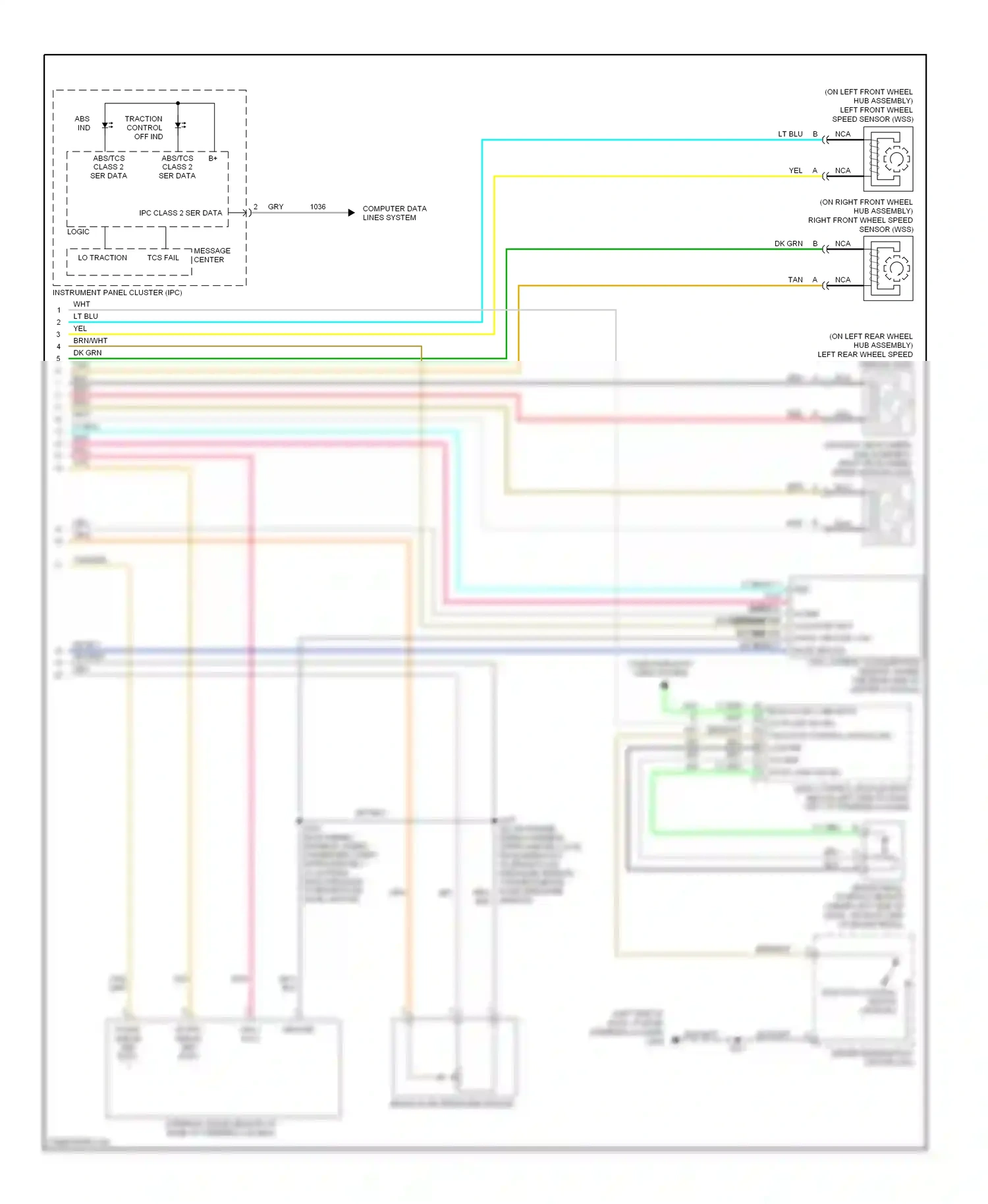 Buick LaCrosse I (2004-2009) dk blu wiring diagram  (7 of 38)