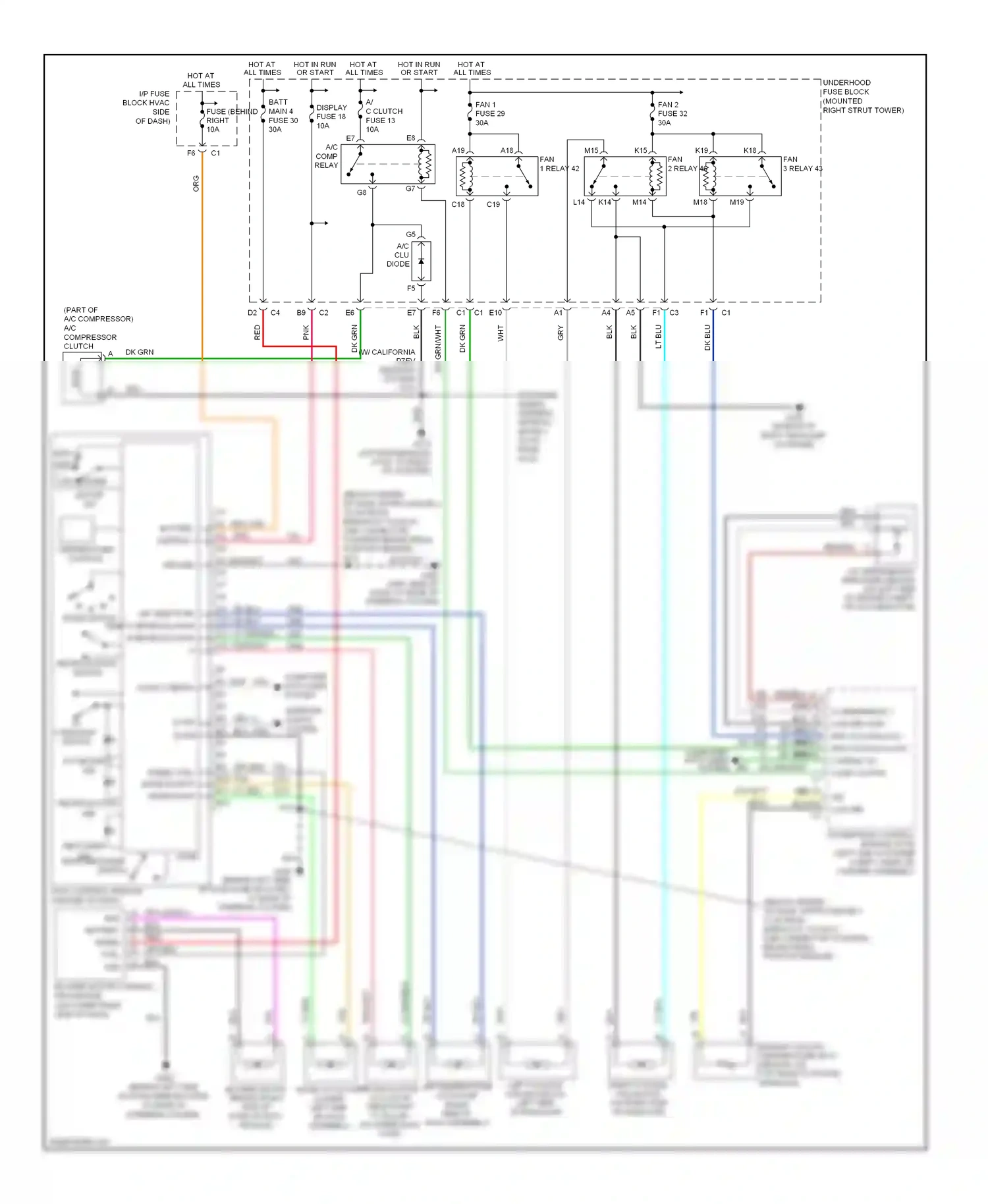 Buick LaCrosse I (2004-2009) dk blu wiring diagram  (5 of 38)