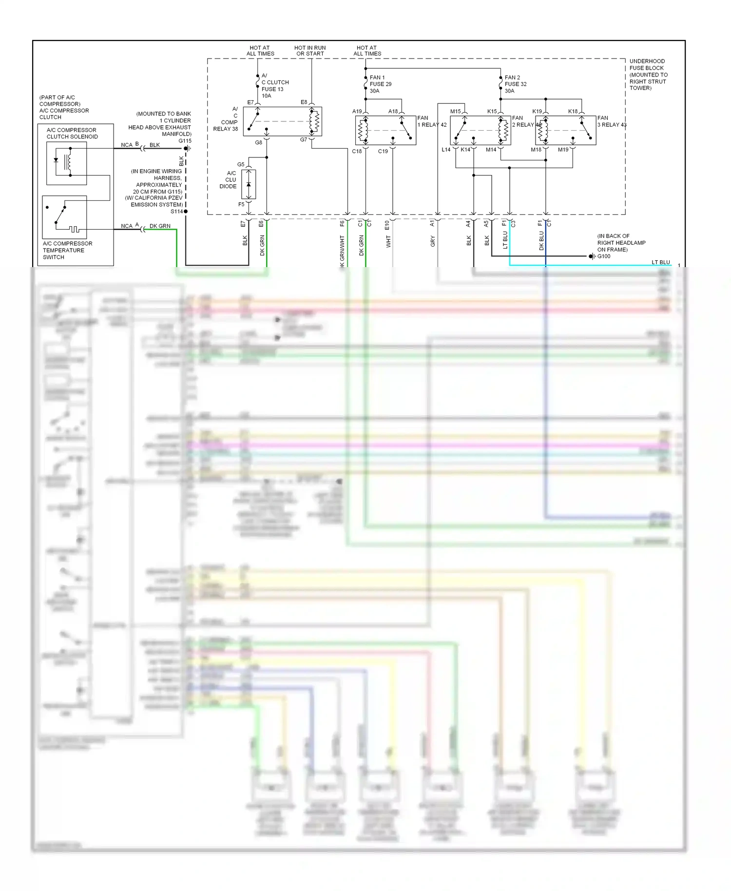 Buick LaCrosse I (2004-2009) dk blu wiring diagram  (1 of 38)