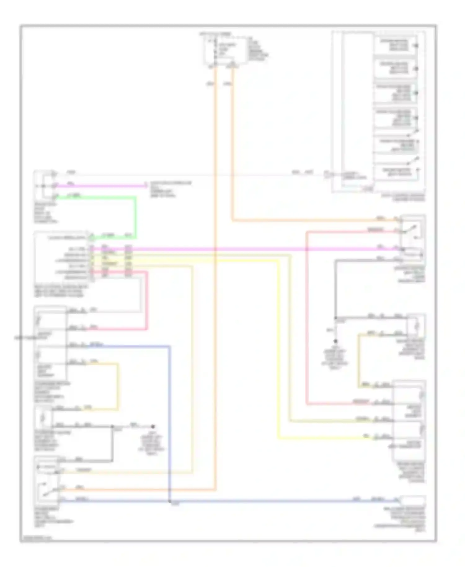 Wiring diagram i/p fuse block for Buick LaCrosse I (2004-2009) (2 of 2)