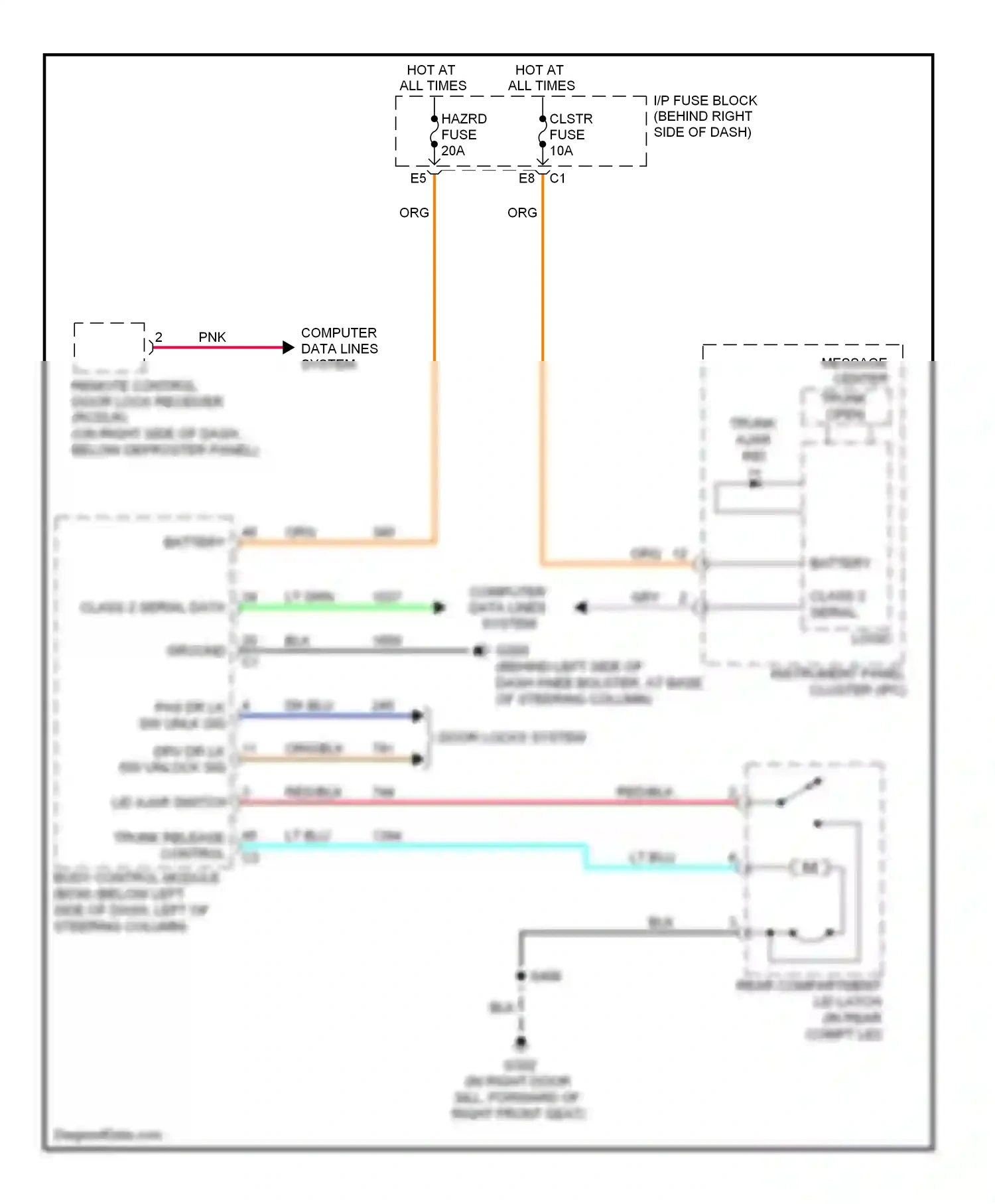 Buick LaCrosse I (2004-2009) pnk wiring diagram  (39 of 41)