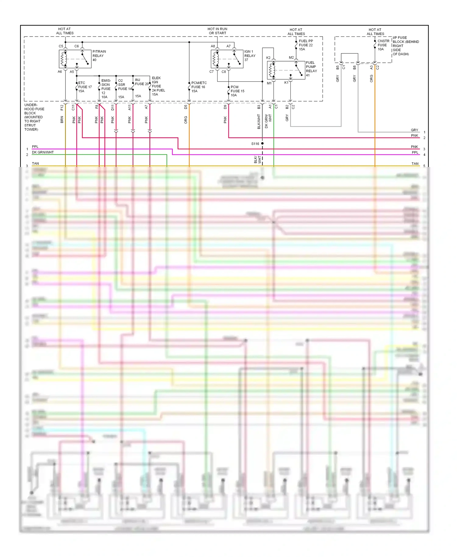 Buick LaCrosse I (2004-2009) pnk wiring diagram  (16 of 41)