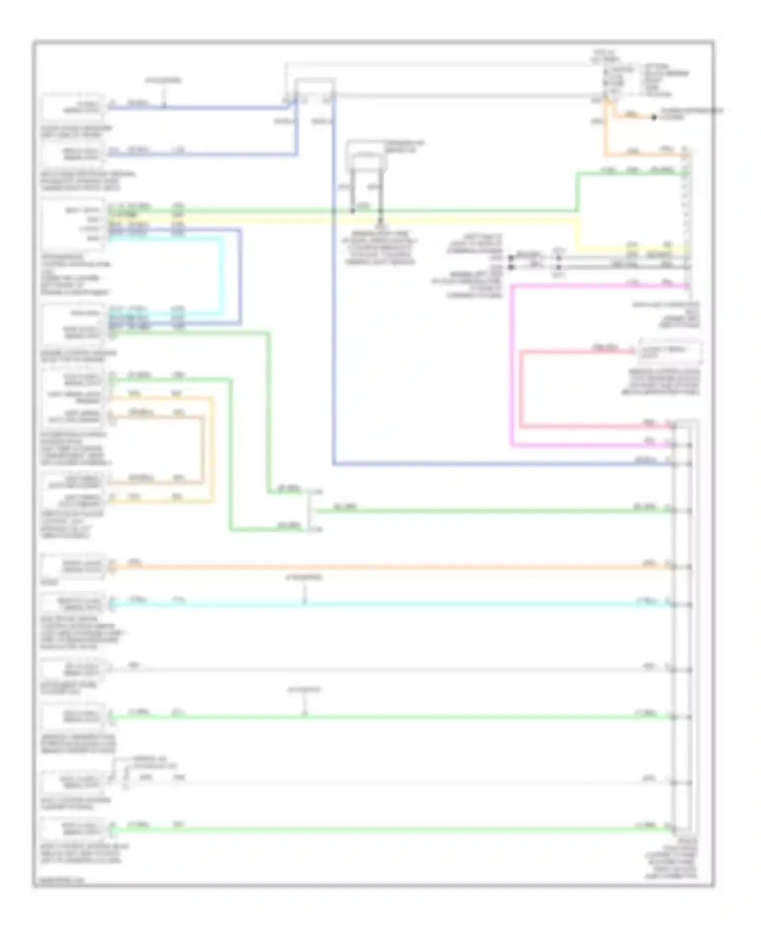 Wiring diagram radio class 2 serial data for Buick LaCrosse I (2004-2009) (1 of 1)