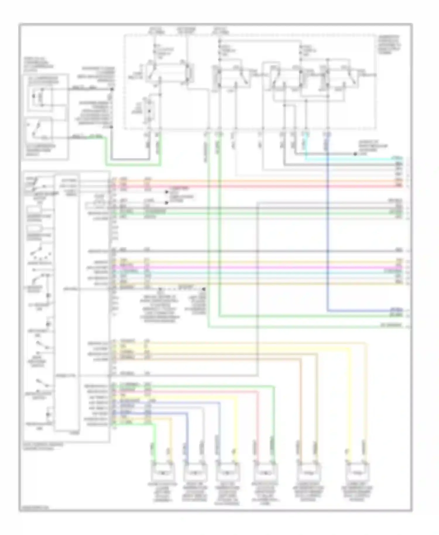 Wiring diagram reciration a reciration b for Buick LaCrosse I (2004-2009) (1 of 1)