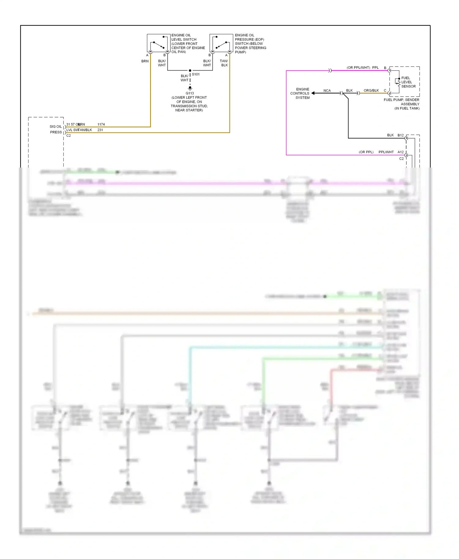 Buick LaCrosse I (2004-2009) red/blk wiring diagram  (16 of 21)