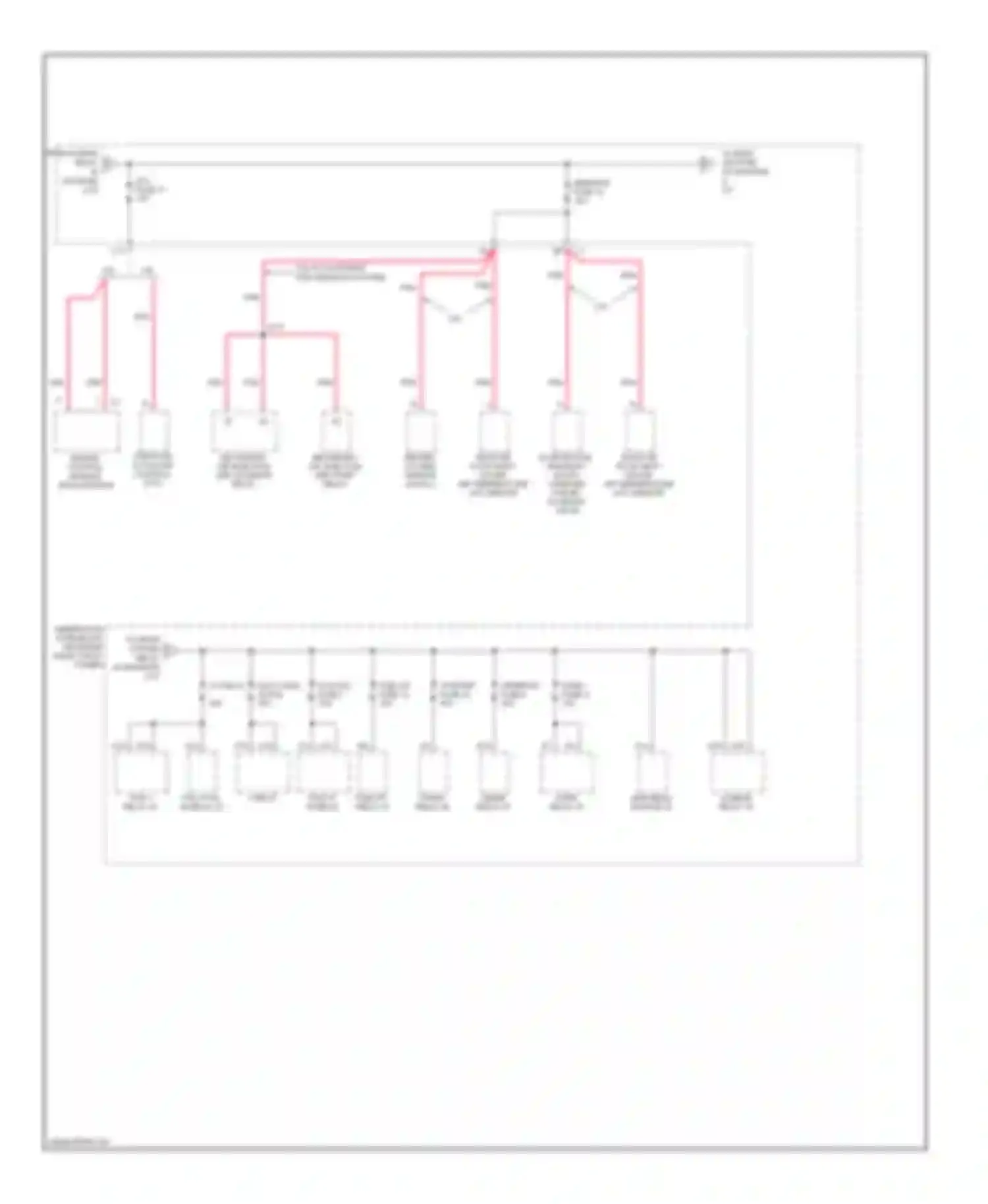 Wiring diagram wiper relay 45 for Buick LaCrosse I (2004-2009) (1 of 2)