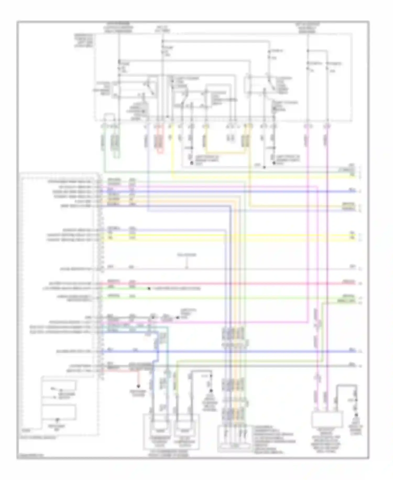 LaCrosse Buick II facelift (2013-2016): Automatic a/c circuit (1 of 4)