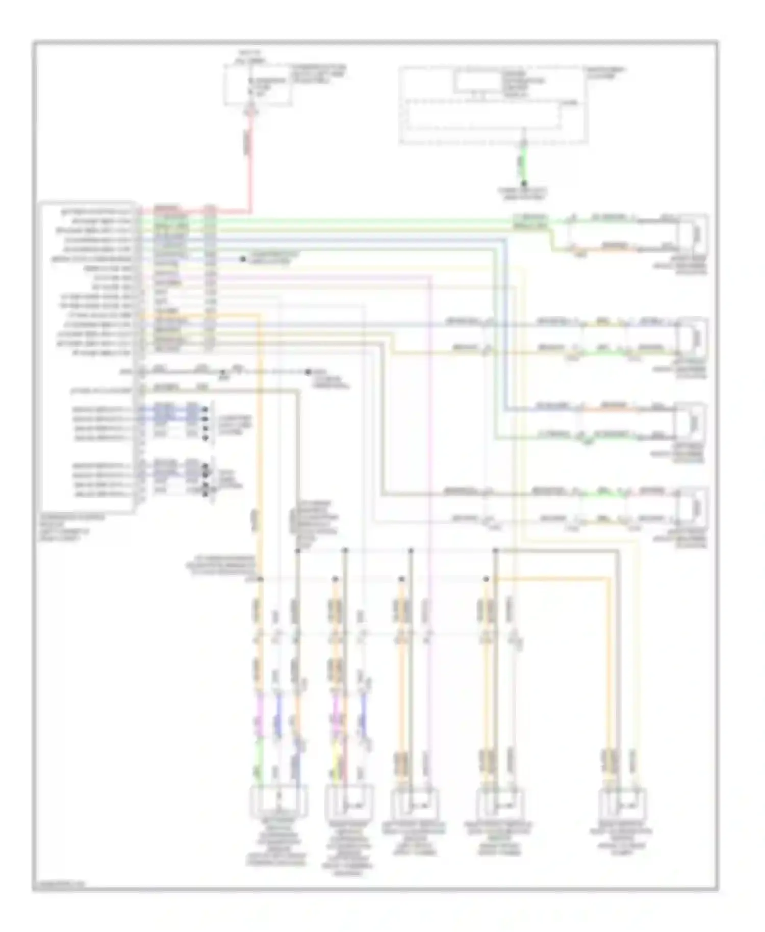 LaCrosse Buick II facelift (2013-2016): Electronic suspension circuit