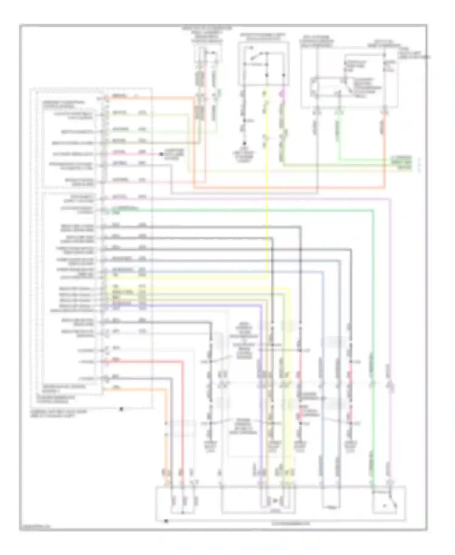 LaCrosse Buick II facelift (2013-2016): Wiring diagram engine performance 2.4l vin r, hybrid system circuit (1 of 4)