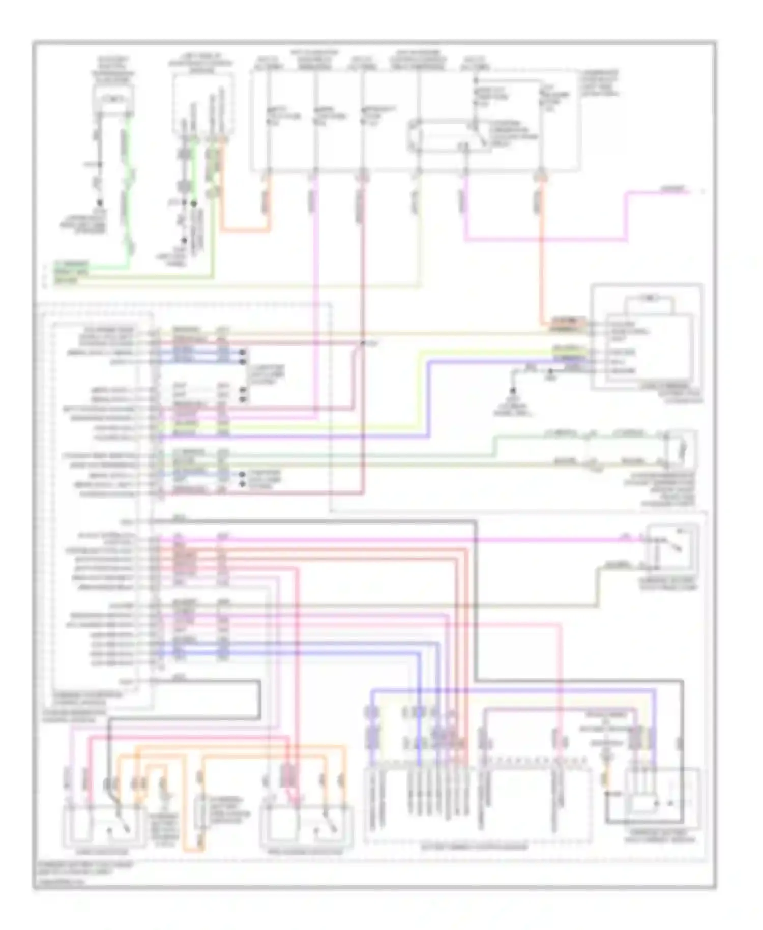 LaCrosse Buick II facelift (2013-2016): Wiring diagram engine performance 2.4l vin r, hybrid system circuit (2 of 4)