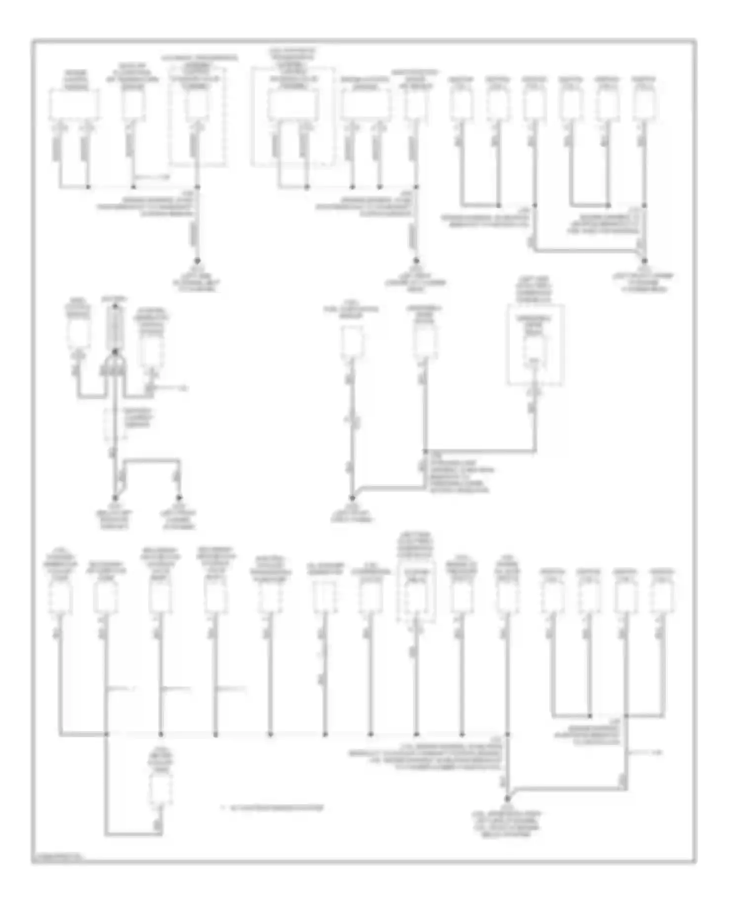 LaCrosse Buick II facelift (2013-2016): Ground distribution circuit (6 of 7)