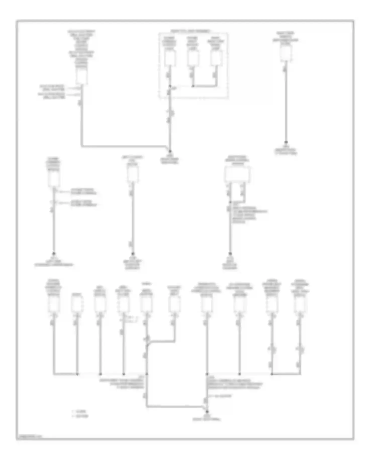 LaCrosse Buick II facelift (2013-2016): Ground distribution circuit (7 of 7)