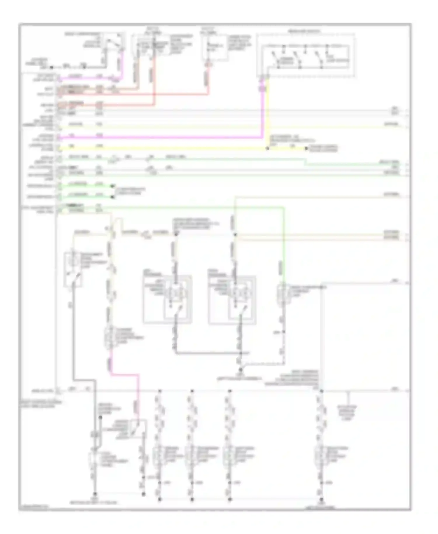 LaCrosse Buick II facelift (2013-2016): Courtesy lamps circuit (1 of 3)