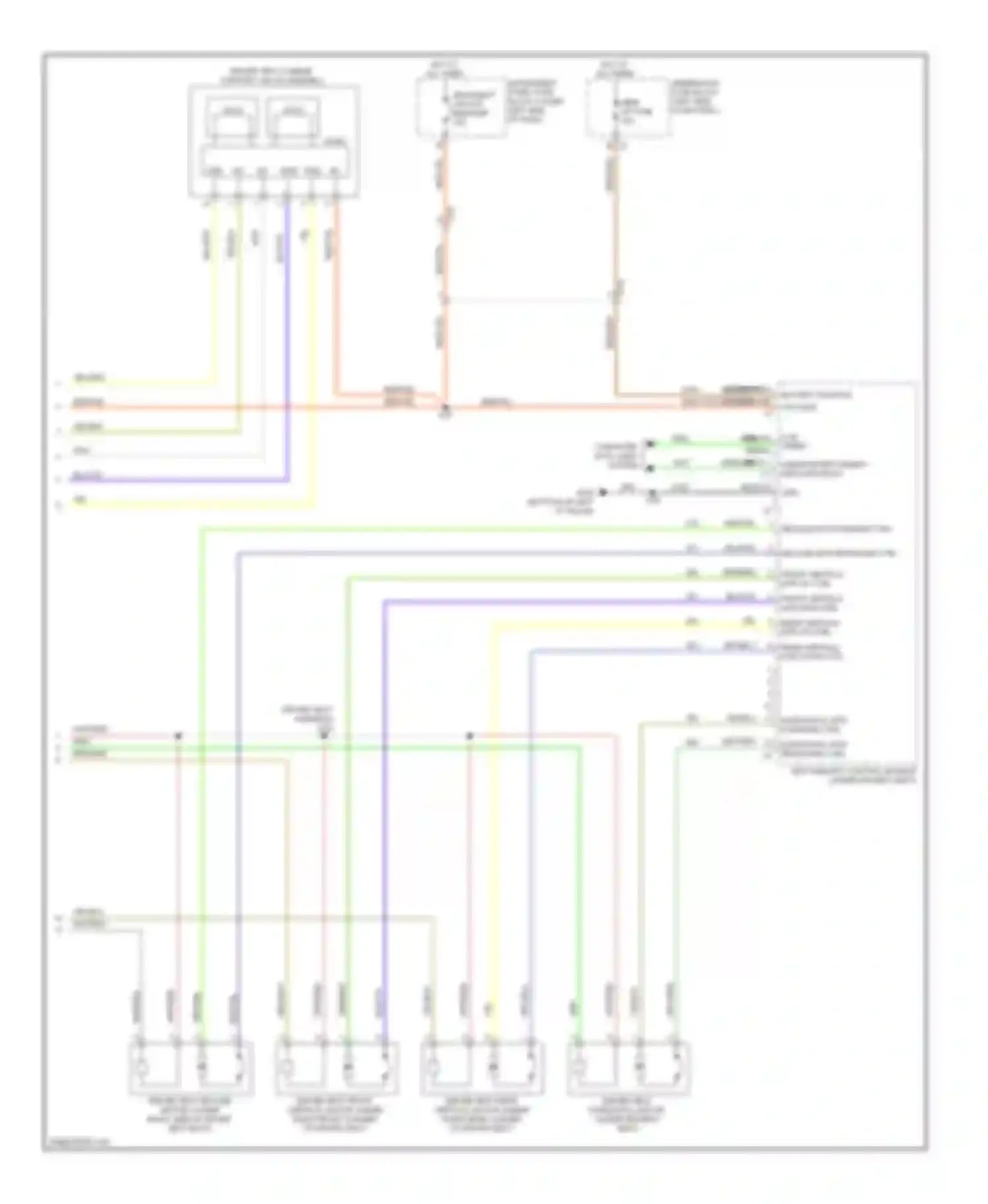 LaCrosse Buick II facelift (2013-2016): Memory seat circuit (2 of 2)