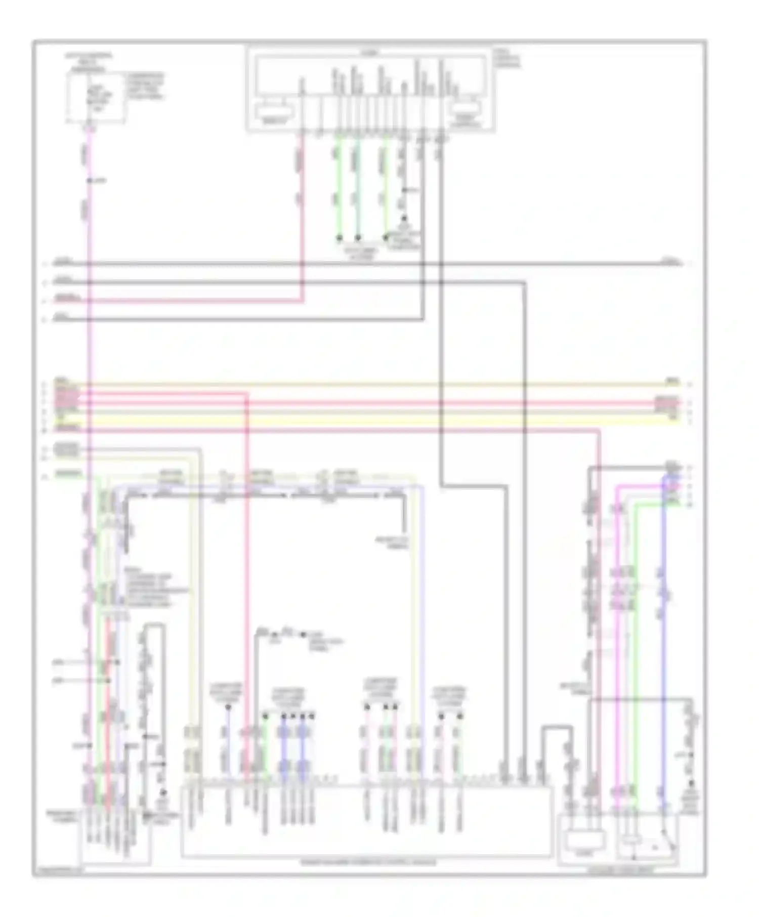 LaCrosse Buick II facelift (2013-2016): Navigation circuit, without amplifier (3 of 5)