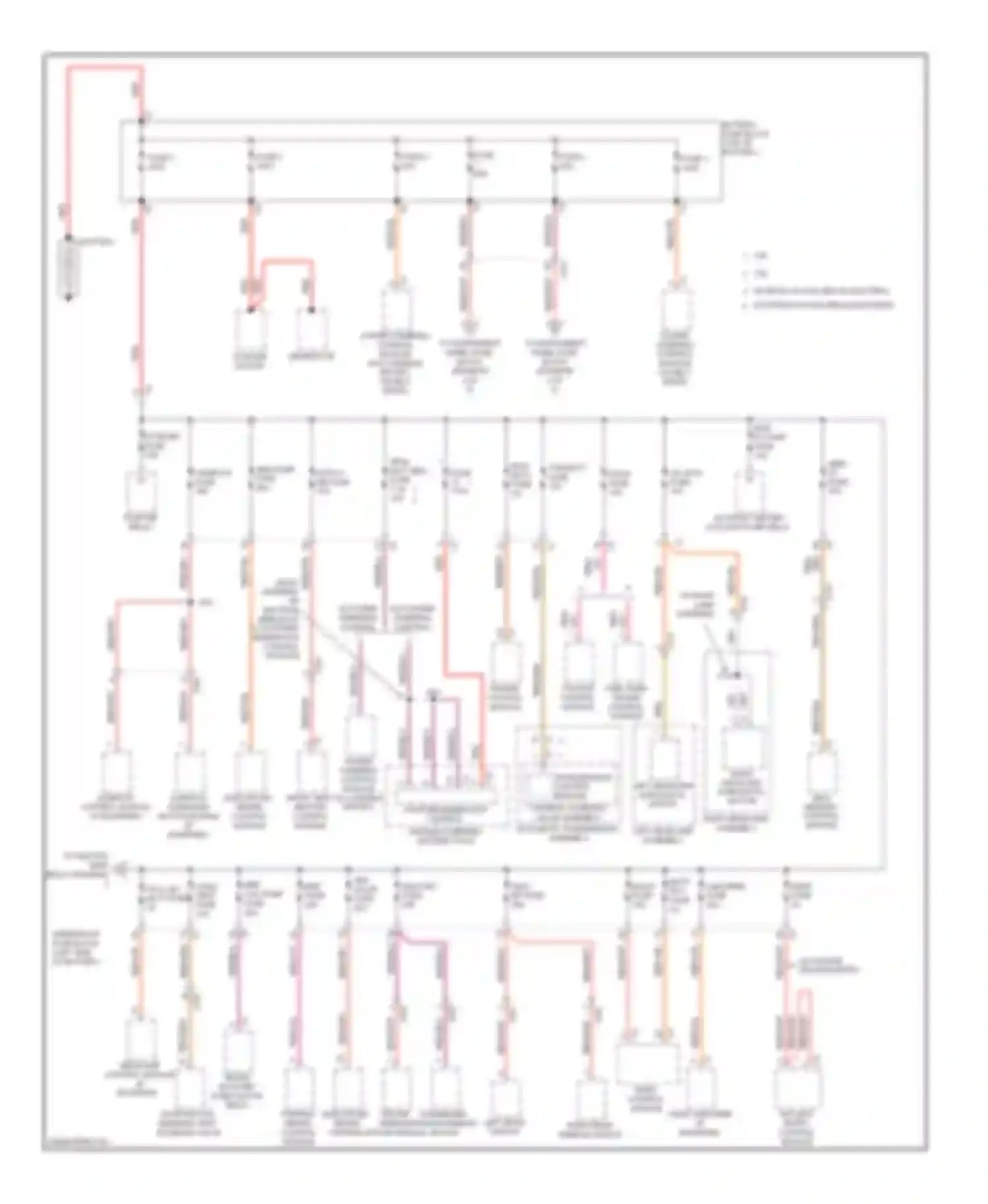 LaCrosse Buick II facelift (2013-2016): Power distribution circuit (1 of 5)