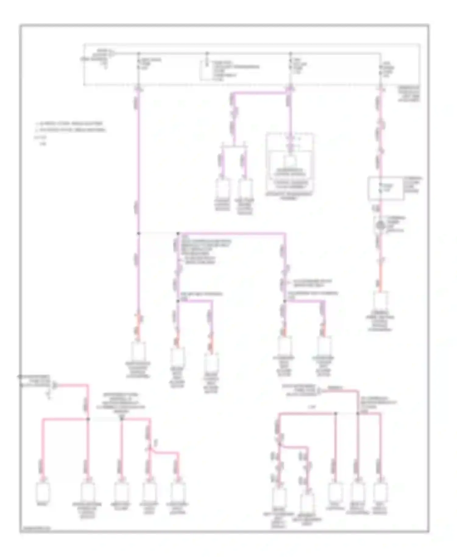 LaCrosse Buick II facelift (2013-2016): Power distribution circuit (4 of 5)