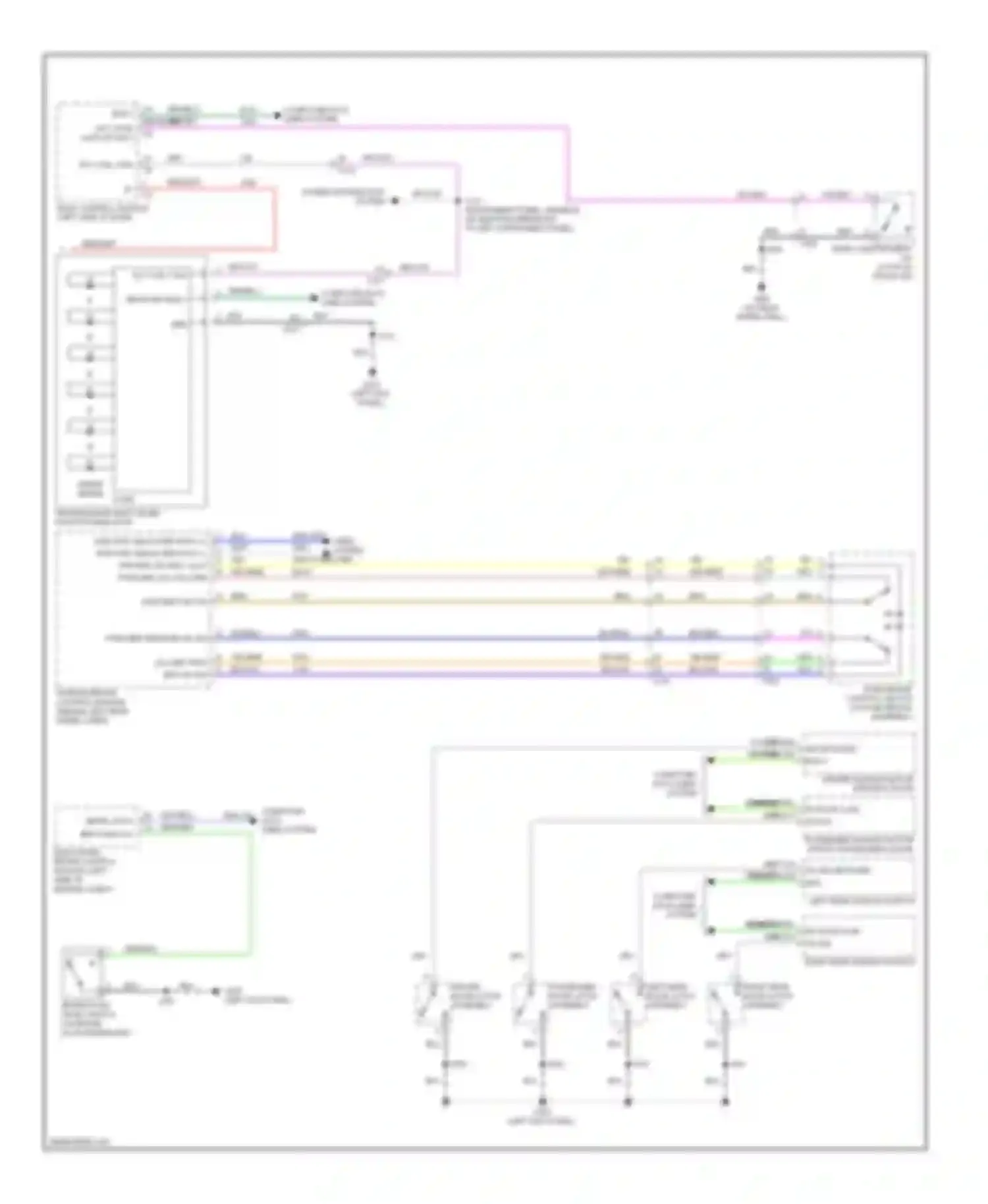 Wiring diagram 1 2 network bus 4 rr door ajar sw sig for Buick LaCrosse II facelift (2013-2016) (1 of 1)