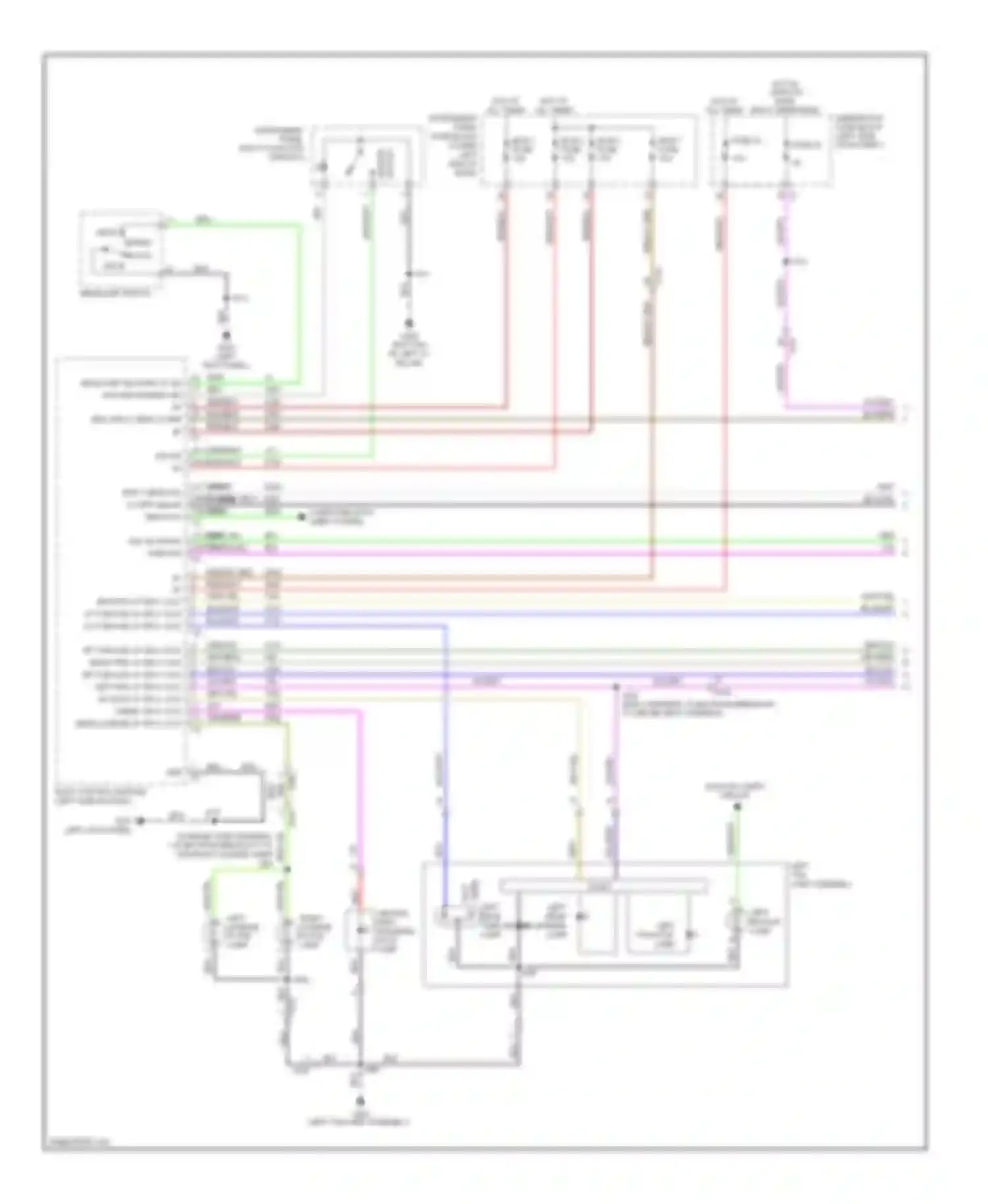 Wiring diagram 12 24 haz sw left turn sig haz sw right turn sig for Buick LaCrosse II facelift (2013-2016) (1 of 1)