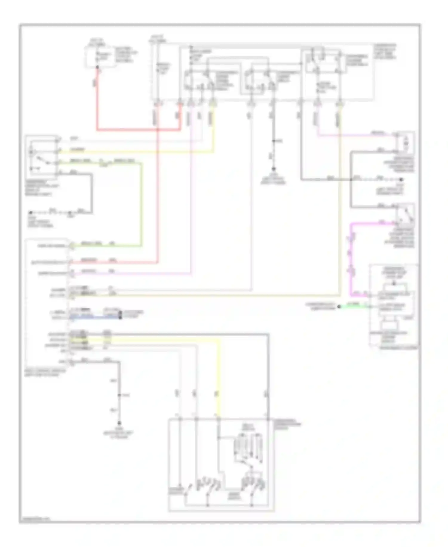 Wiring diagram 2501 2500 computer data lines system for Buick LaCrosse II facelift (2013-2016) (2 of 2)