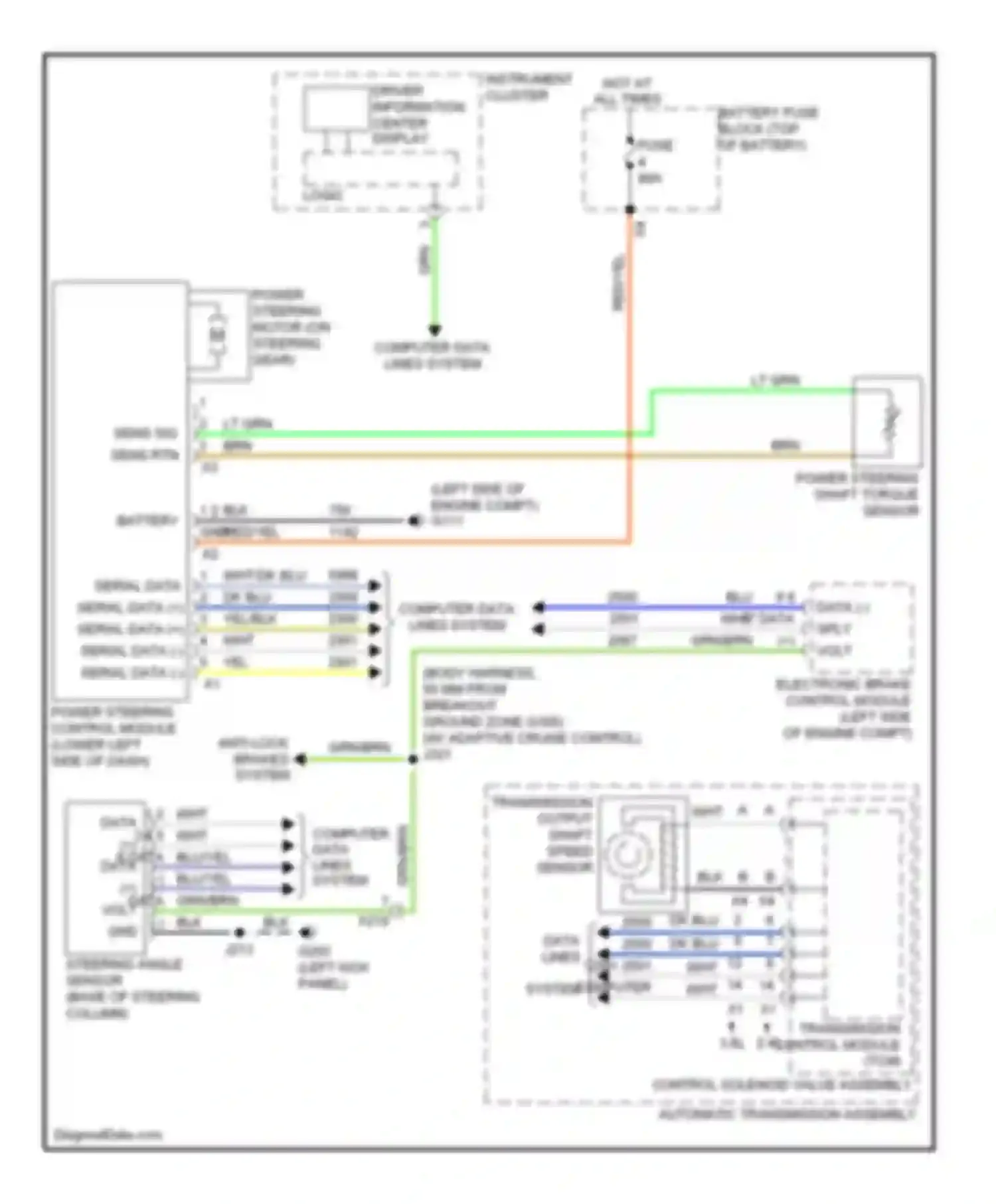 Wiring diagram 9 8 17 data + data - sply volt for Buick LaCrosse II facelift (2013-2016) (1 of 2)