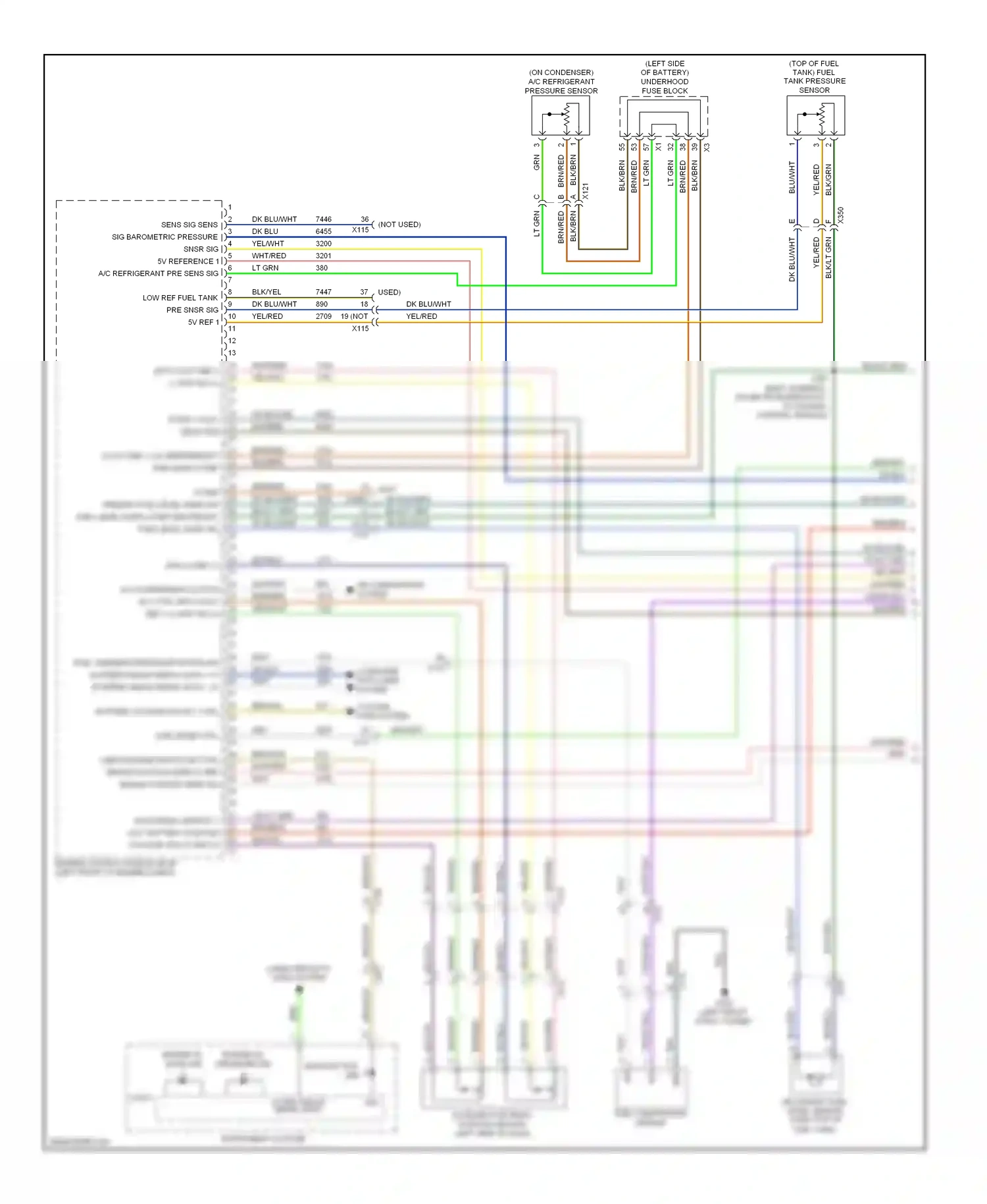 Wiring diagram air conditioning system for Buick LaCrosse II facelift (2013-2016) (1 of 1)