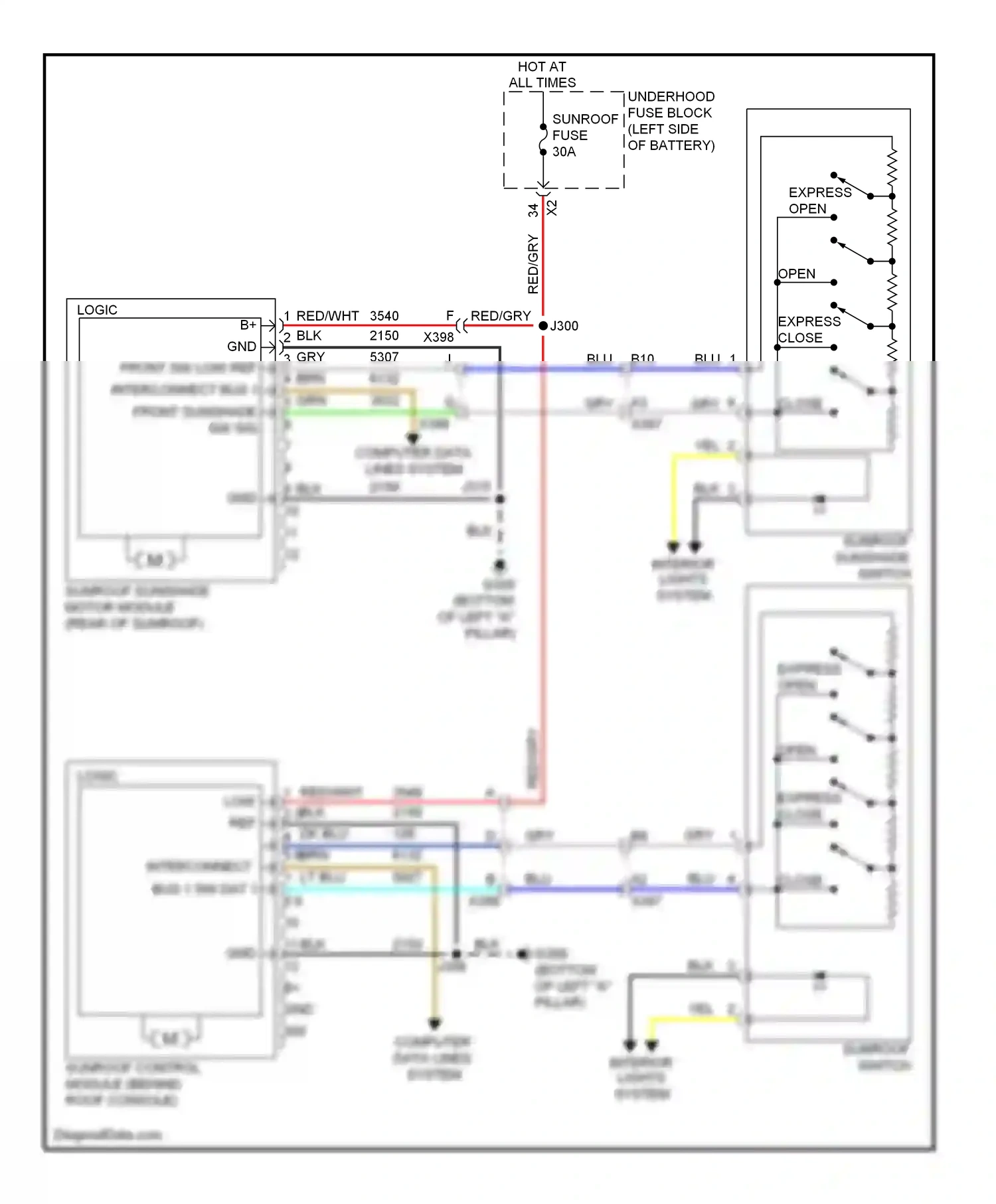 Buick LaCrosse II facelift (2013-2016) blk wiring diagram  (93 of 118)