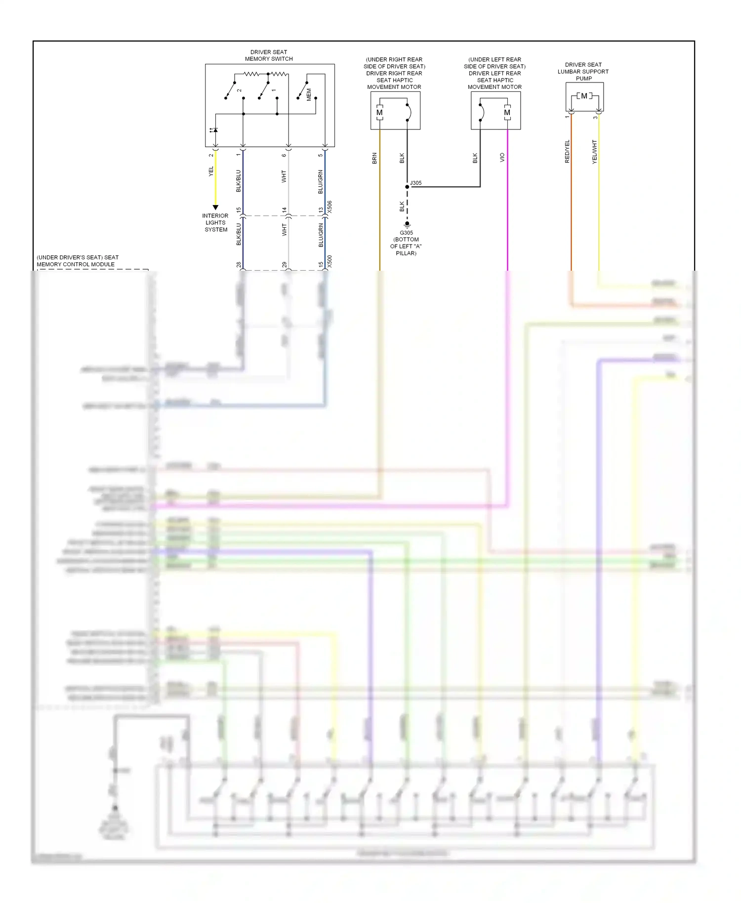 Wiring diagram blk/blu for Buick LaCrosse II facelift (2013-2016) (7 of 10)