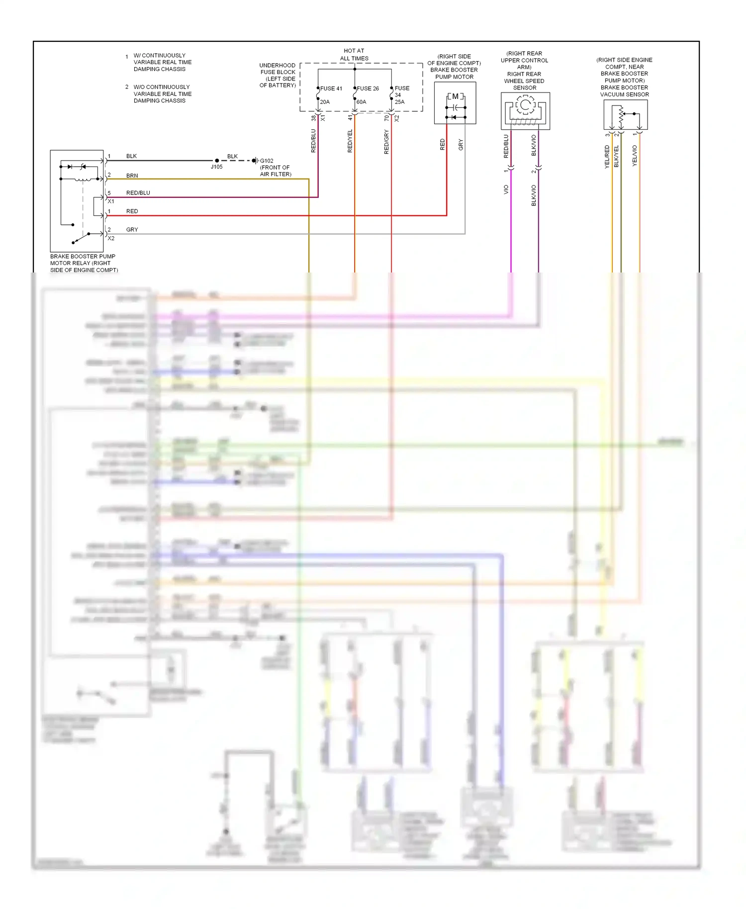 Wiring diagram blu/yel for Buick LaCrosse II facelift (2013-2016) (1 of 26)