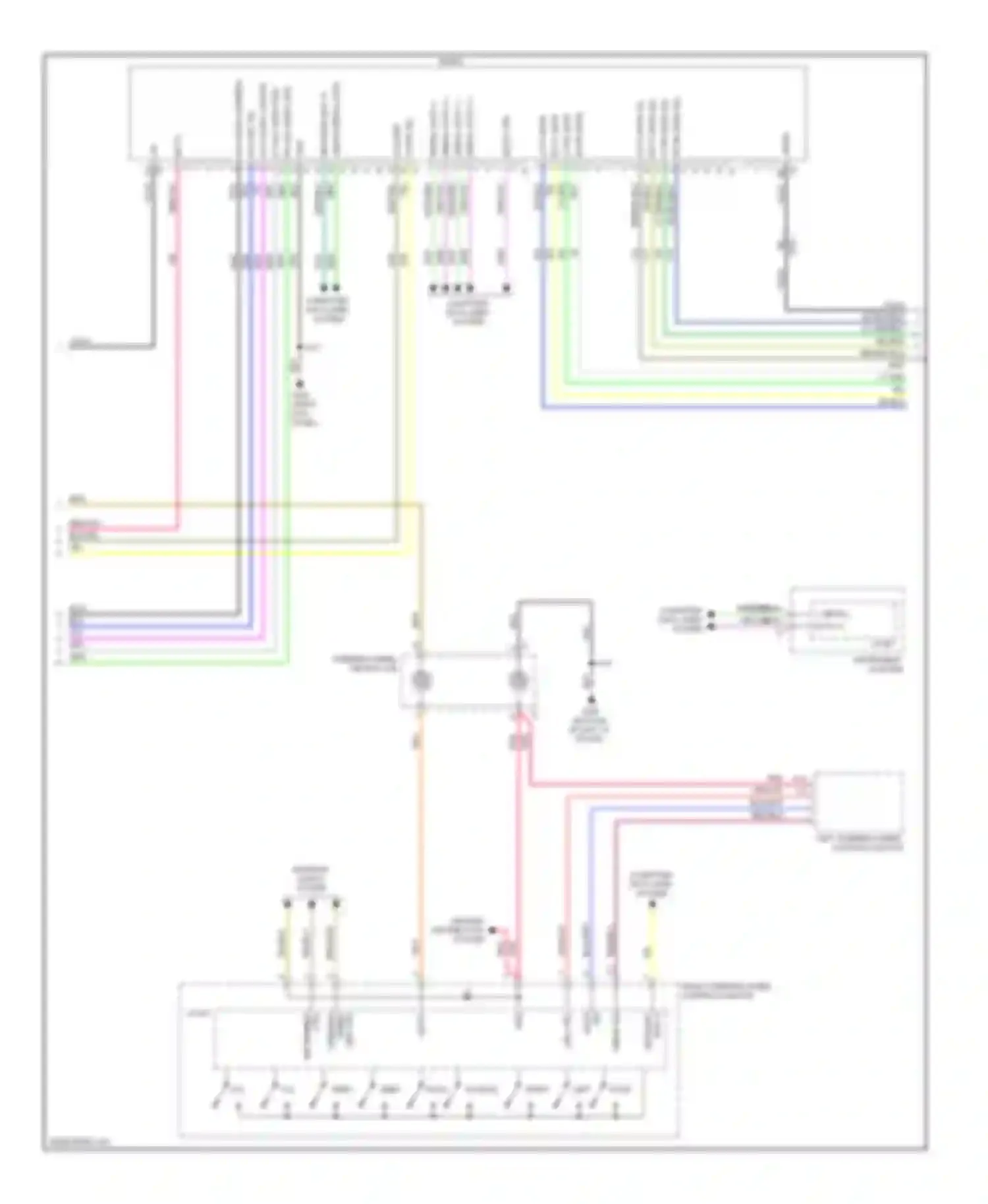 Wiring diagram coax 1 2 3 4 5 6 7 8 9 for Buick LaCrosse II facelift (2013-2016) (1 of 4)