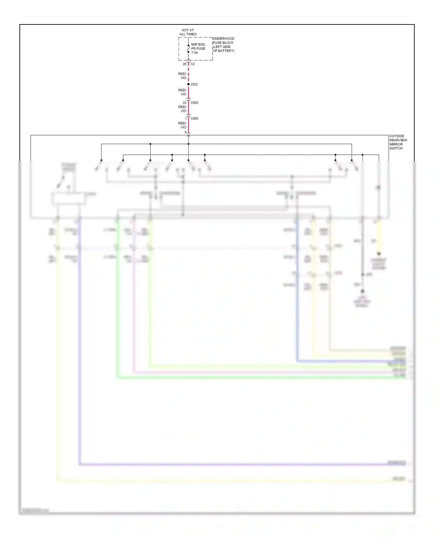 Wiring diagram dk blu/vio for Buick LaCrosse II facelift (2013-2016) (5 of 12)