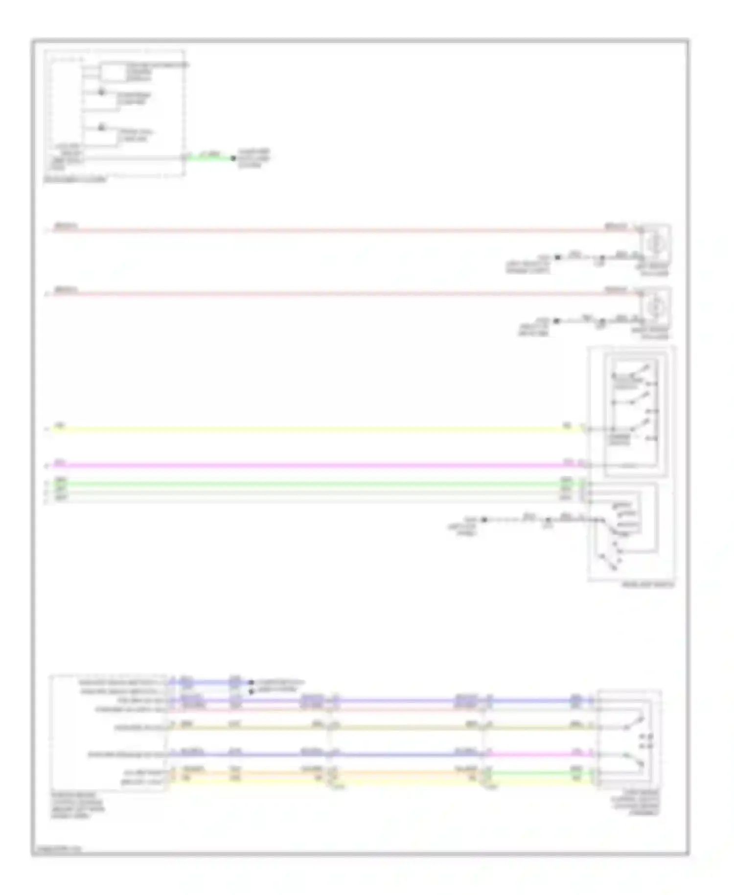 Wiring diagram driver information center display for Buick LaCrosse II facelift (2013-2016) (13 of 18)
