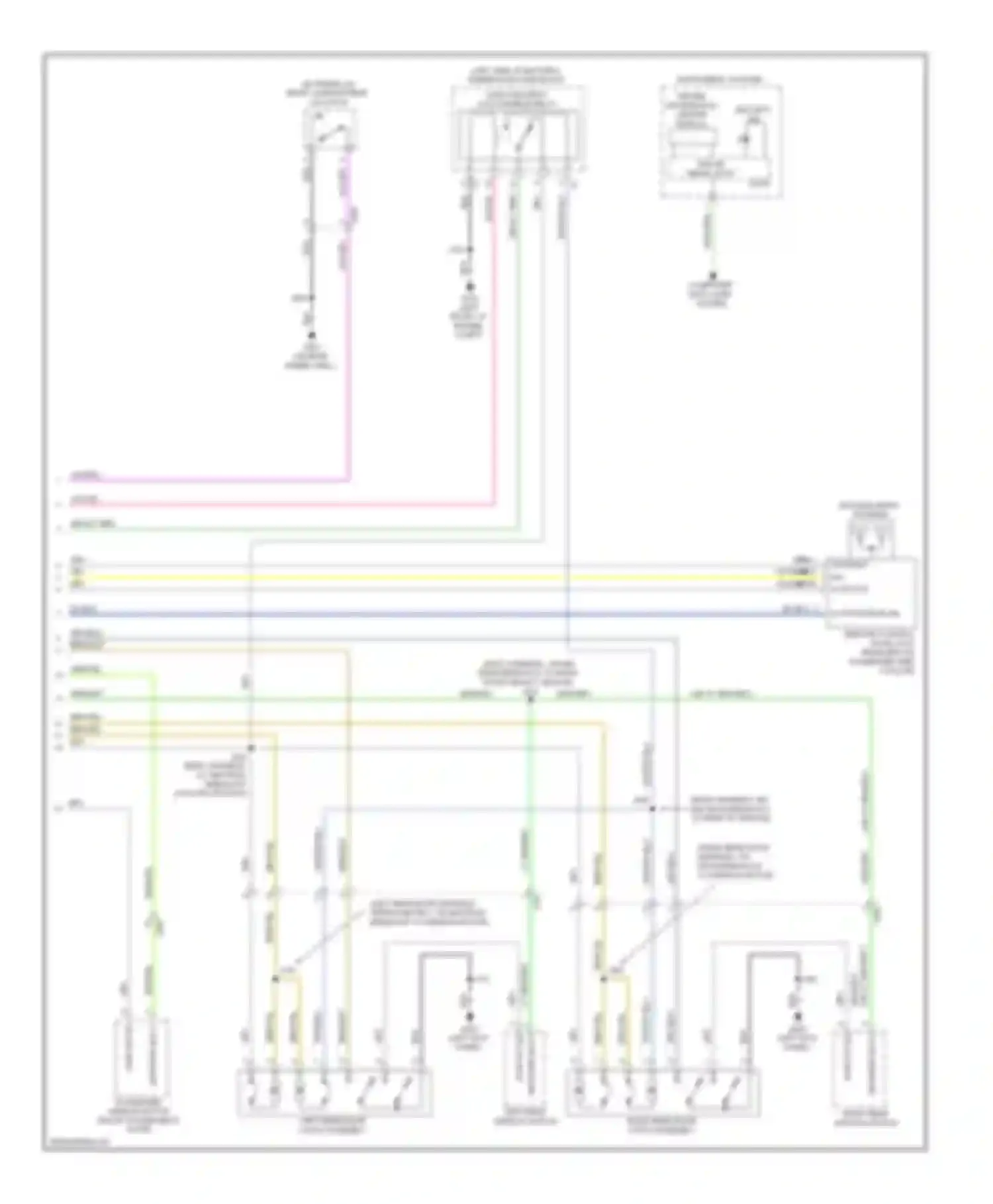 Wiring diagram driver information security center ind display for Buick LaCrosse II facelift (2013-2016) (1 of 2)