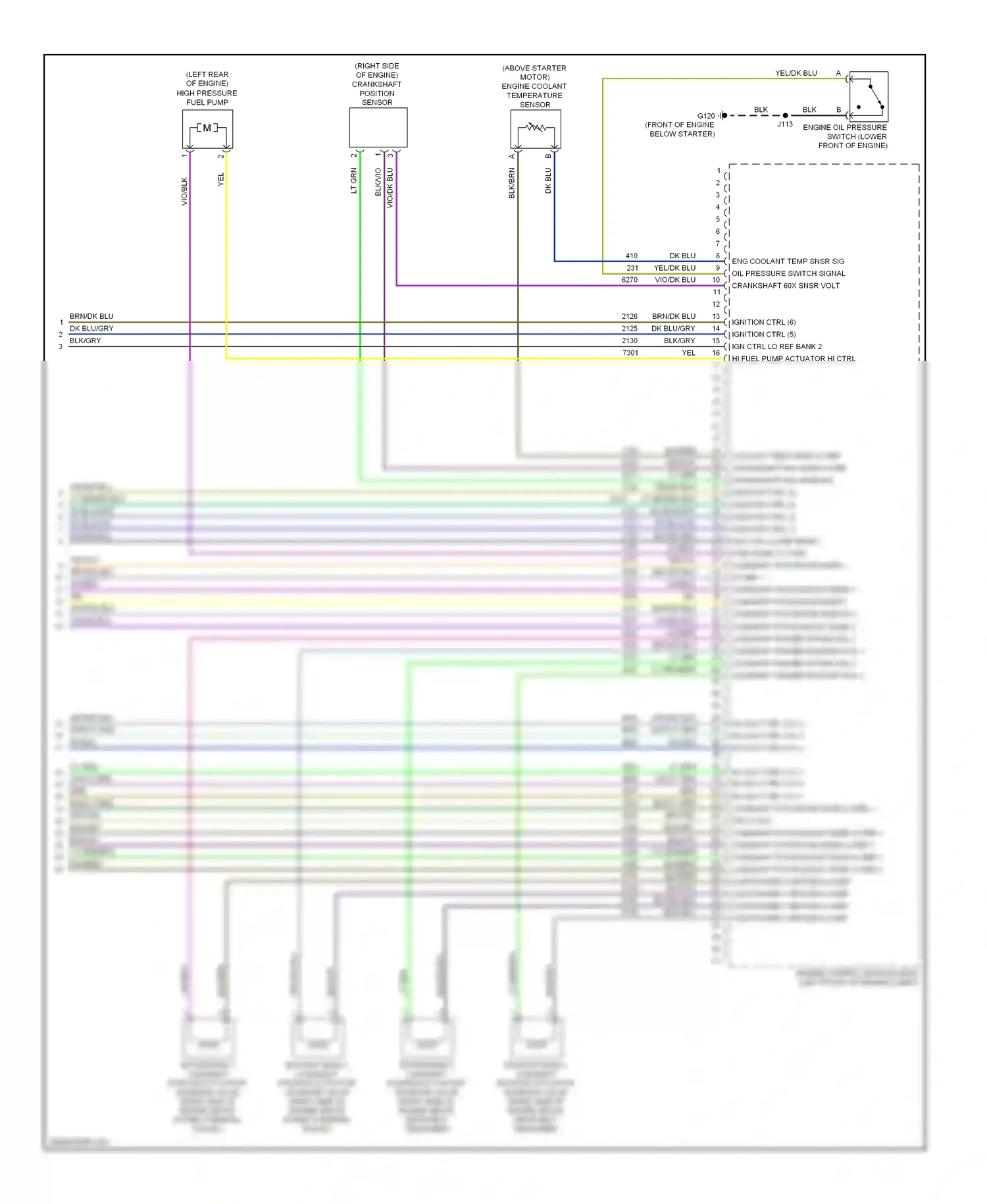 Buick LaCrosse II facelift (2013-2016) engine control module (ecm) (left front of engine compt) wiring diagram  (5 of 5)
