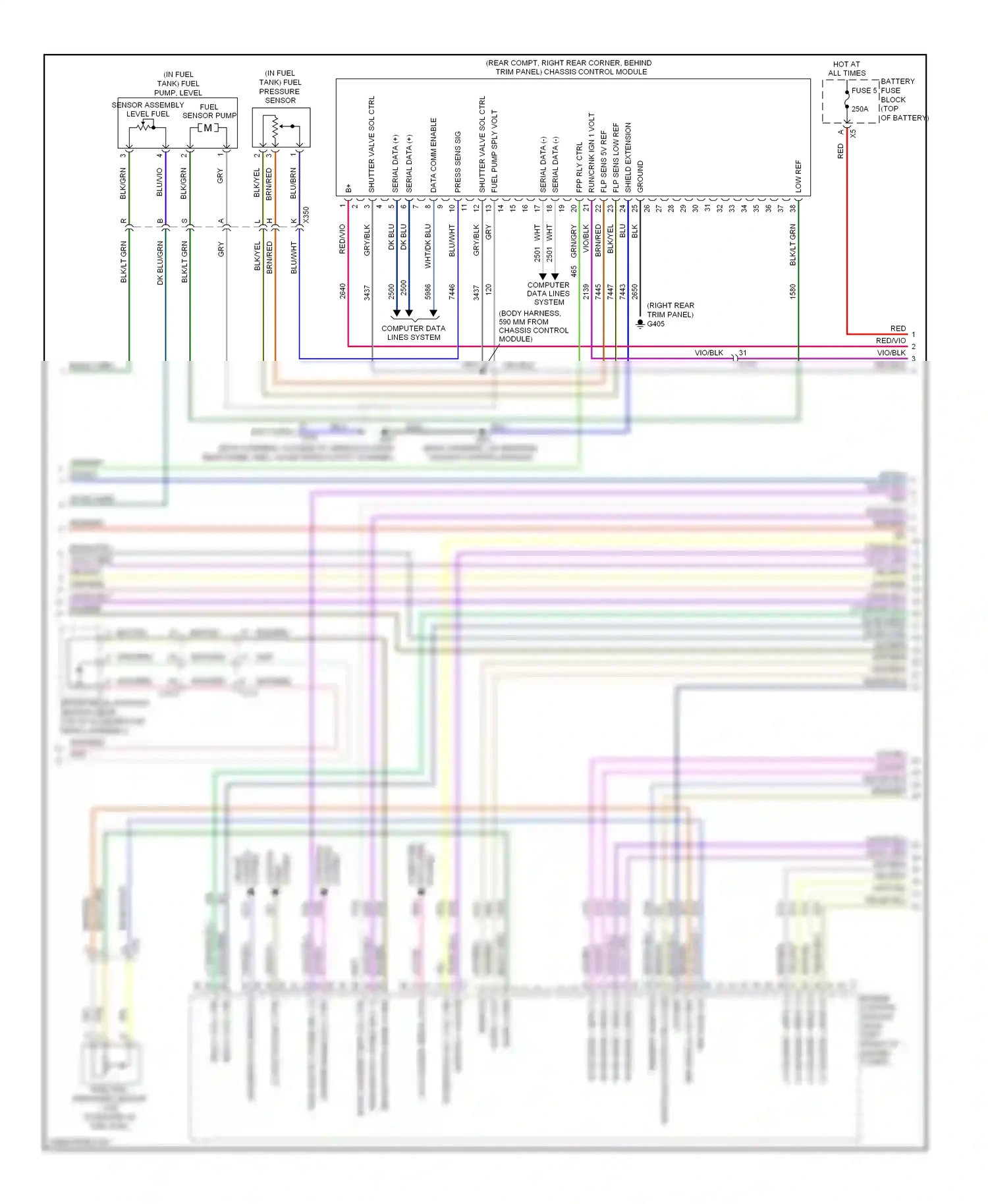 Wiring diagram evap canister vent sol ctrl for Buick LaCrosse II facelift (2013-2016) (1 of 1)