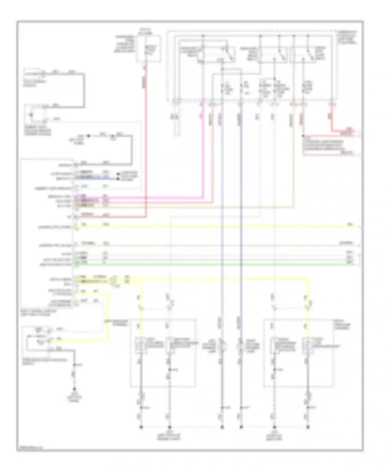 Wiring diagram fog lamp fuse for Buick LaCrosse II facelift (2013-2016) (2 of 2)