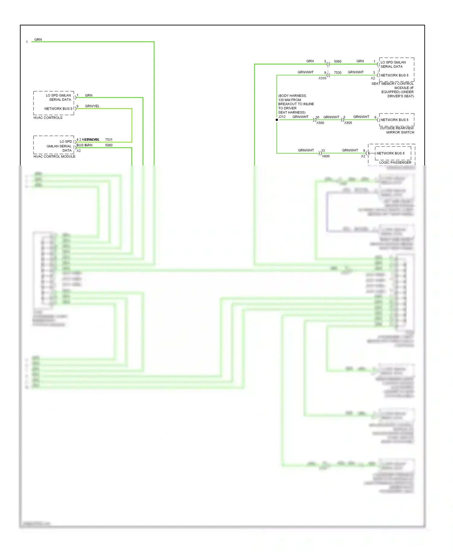 Wiring diagram grn/yel for Buick LaCrosse II facelift (2013-2016) (7 of 24)