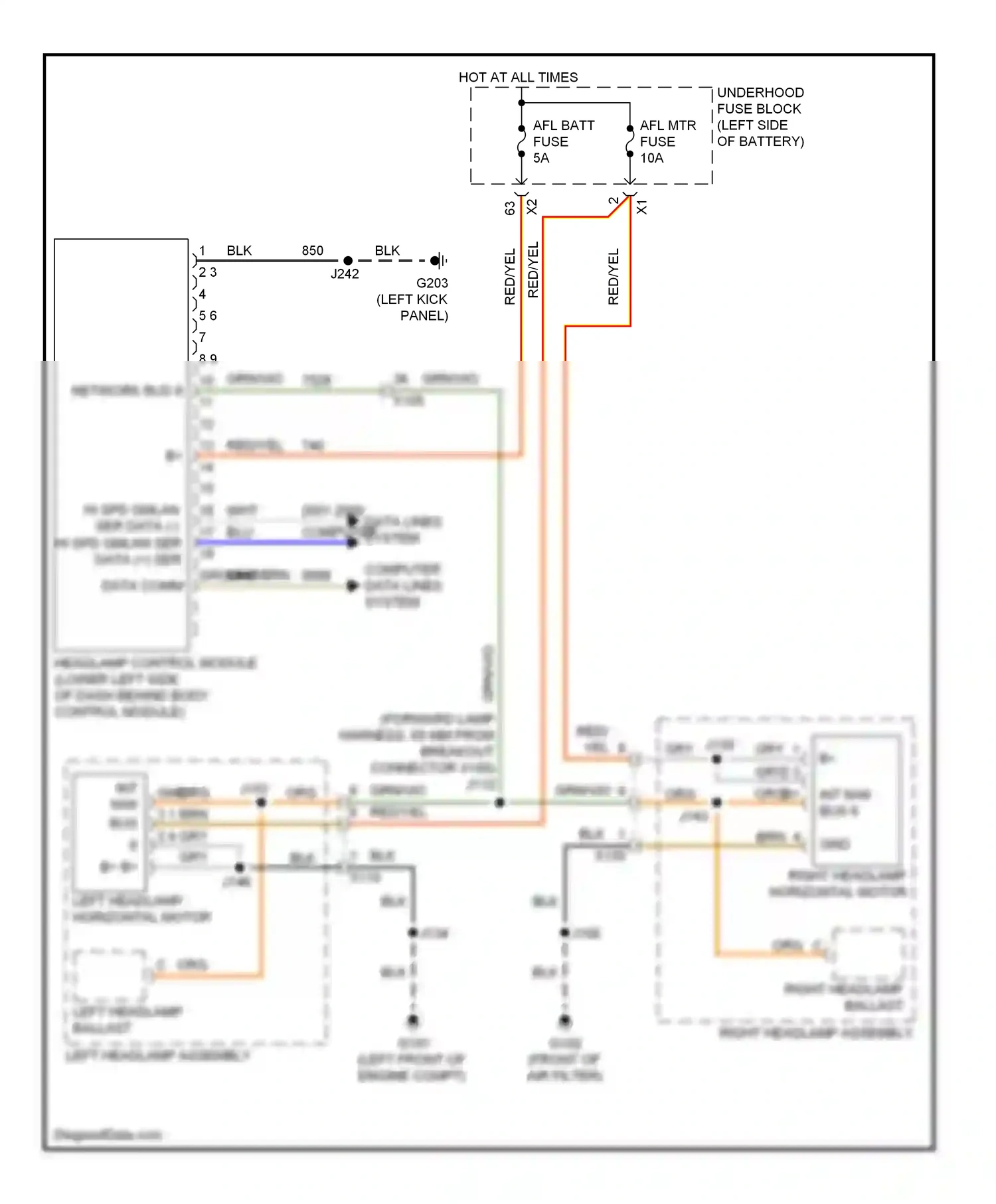 Wiring diagram gry for Buick LaCrosse II facelift (2013-2016) (37 of 74)